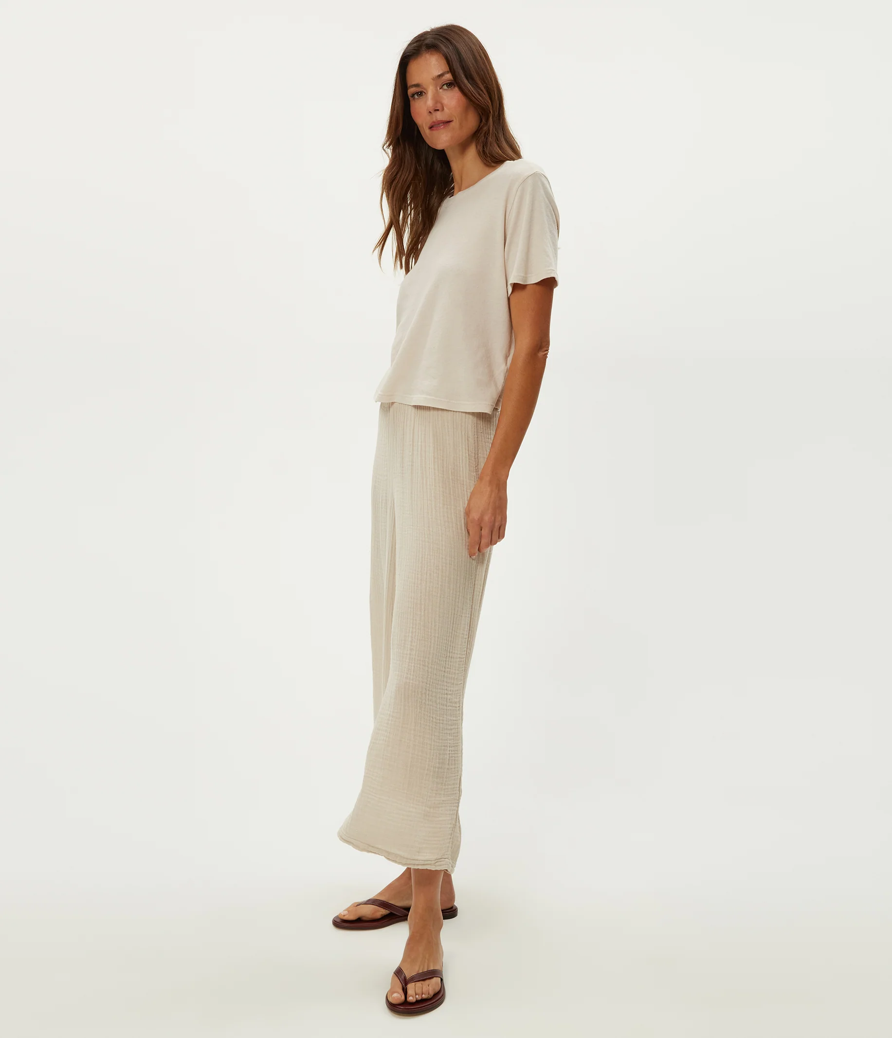 Medina Cropped Gauze Pant - Image 19