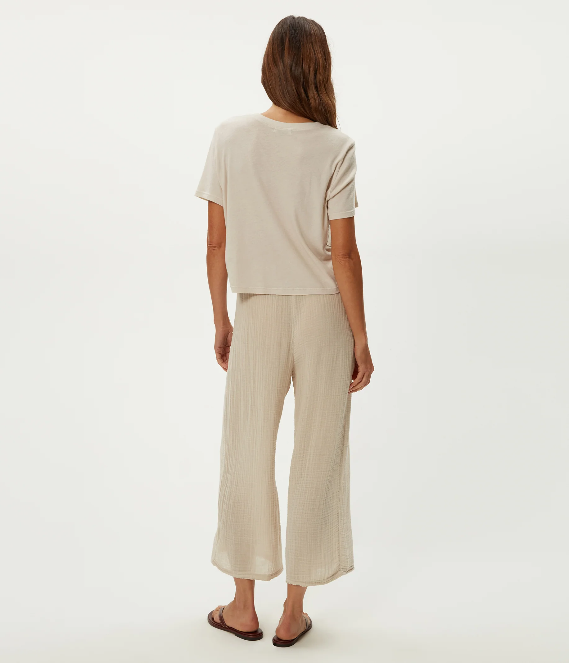 Medina Cropped Gauze Pant - Image 20