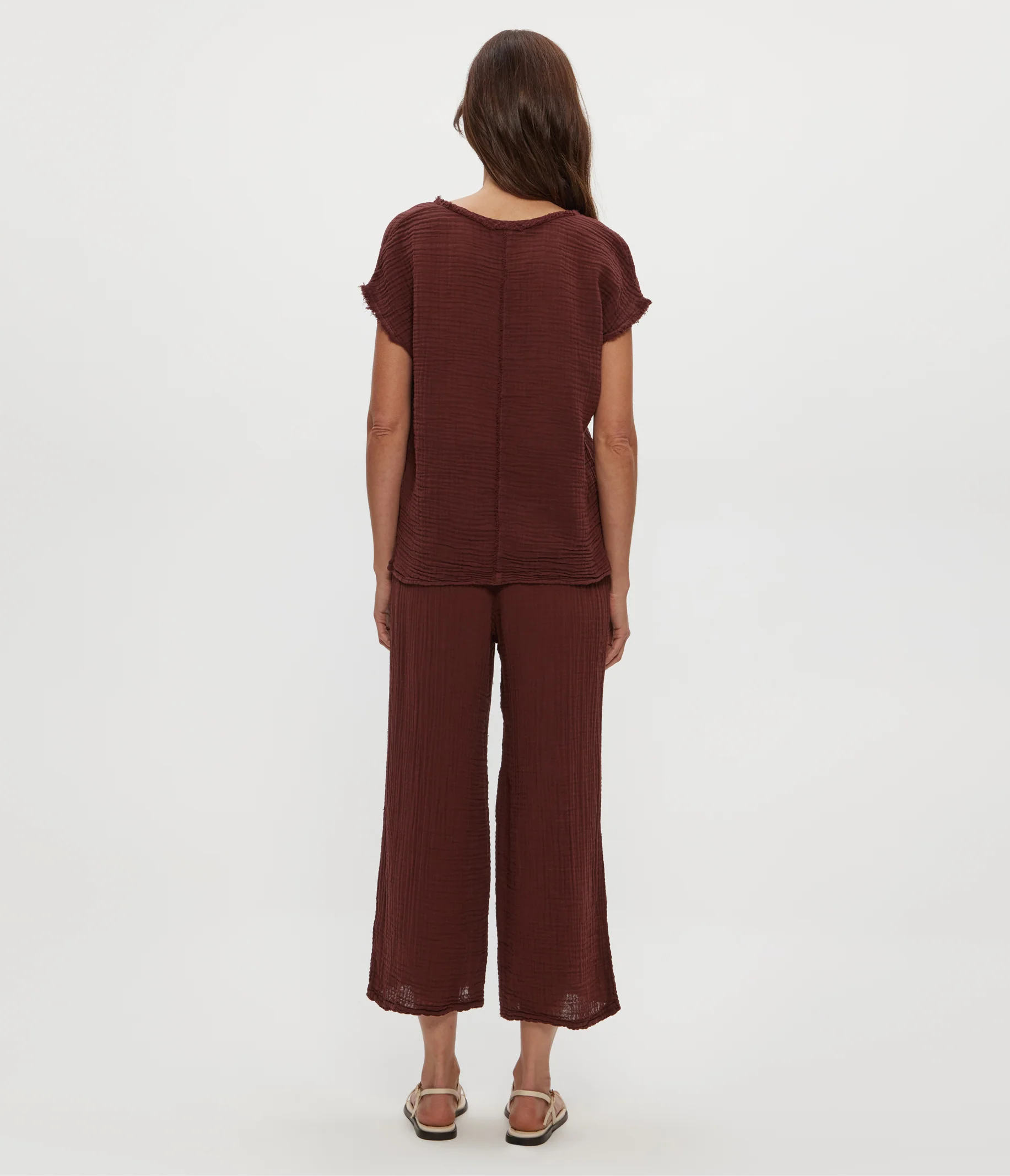 Medina Cropped Gauze Pant - Image 23