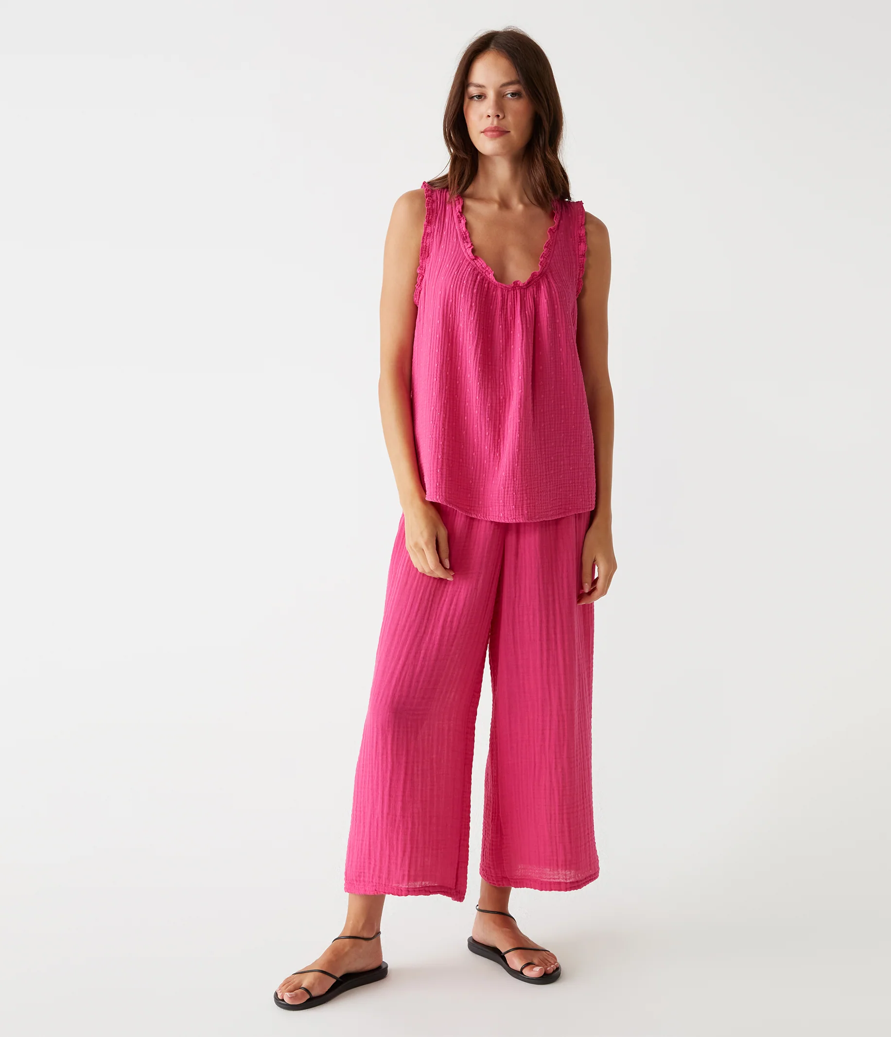 Medina Cropped Gauze Pant - Image 29