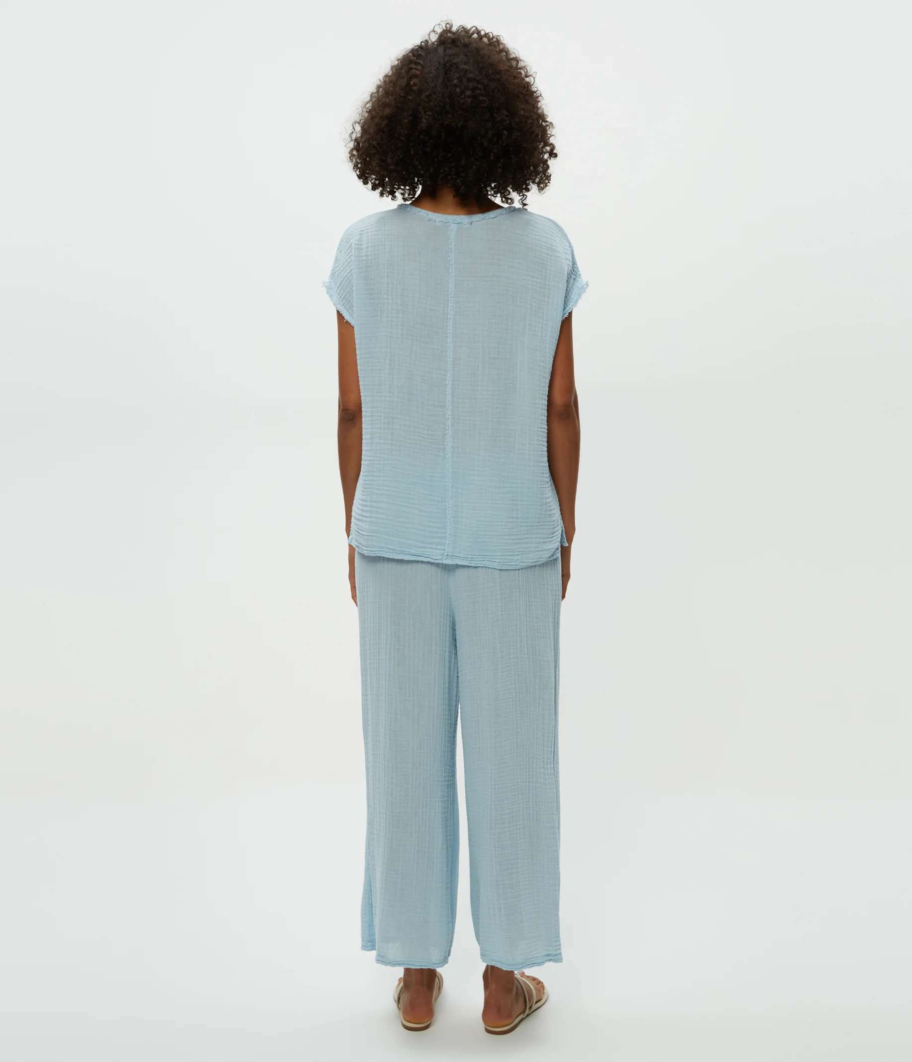 Medina Cropped Gauze Pant - Image 38