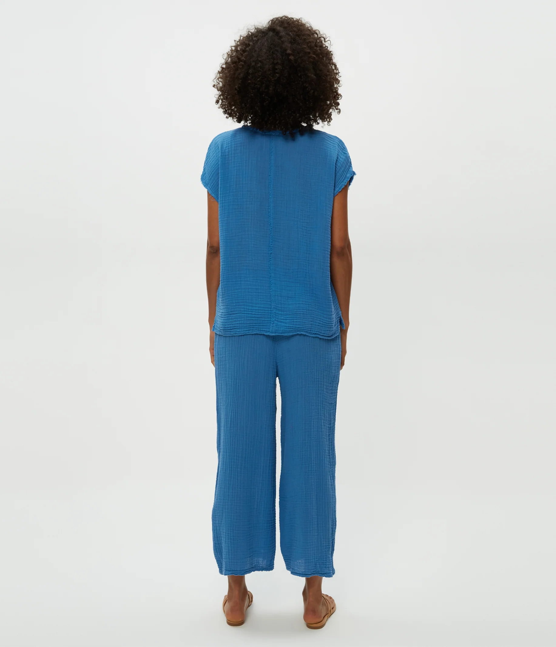 Medina Cropped Gauze Pant - Image 41