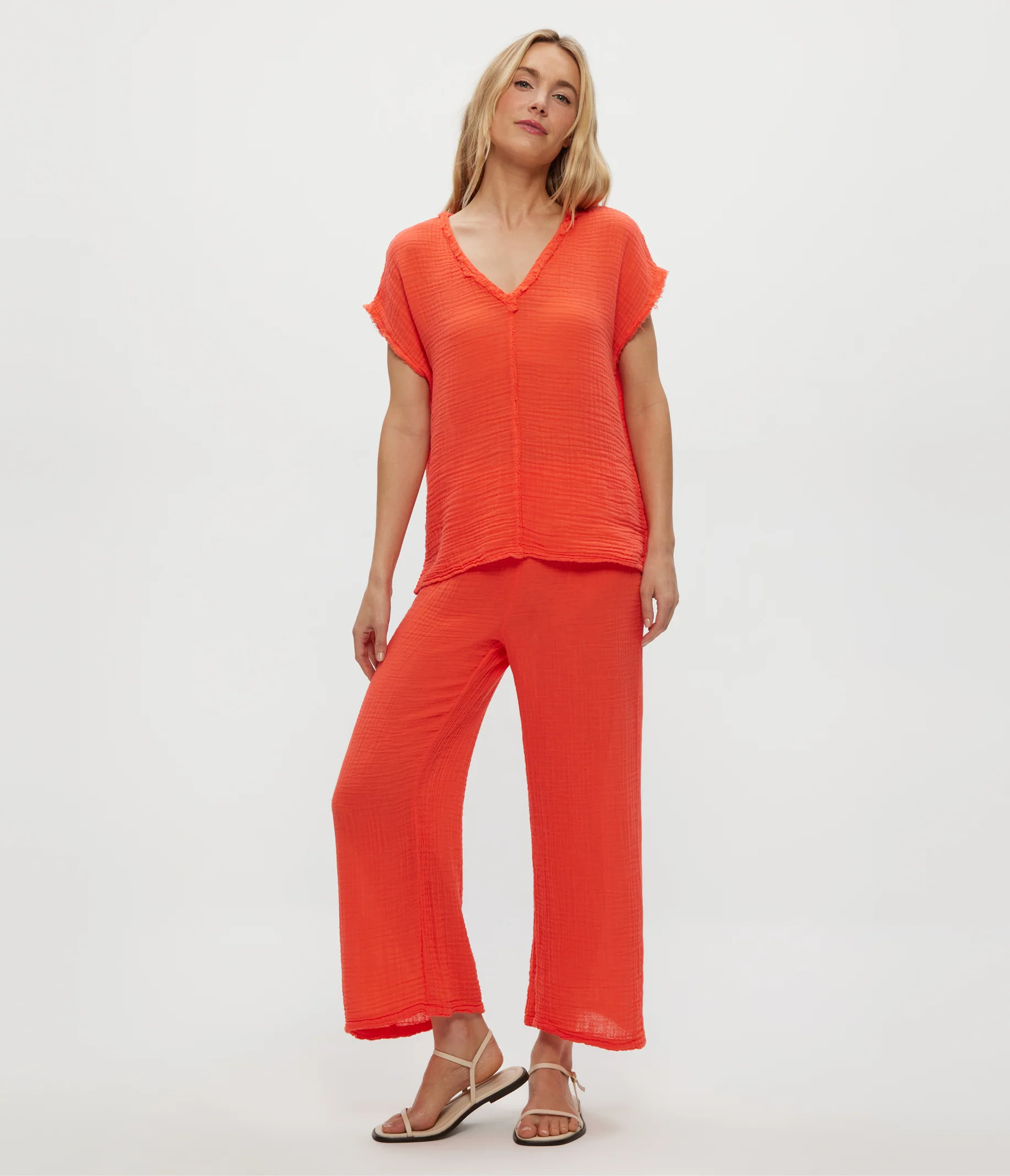 Medina Cropped Gauze Pant - Image 46