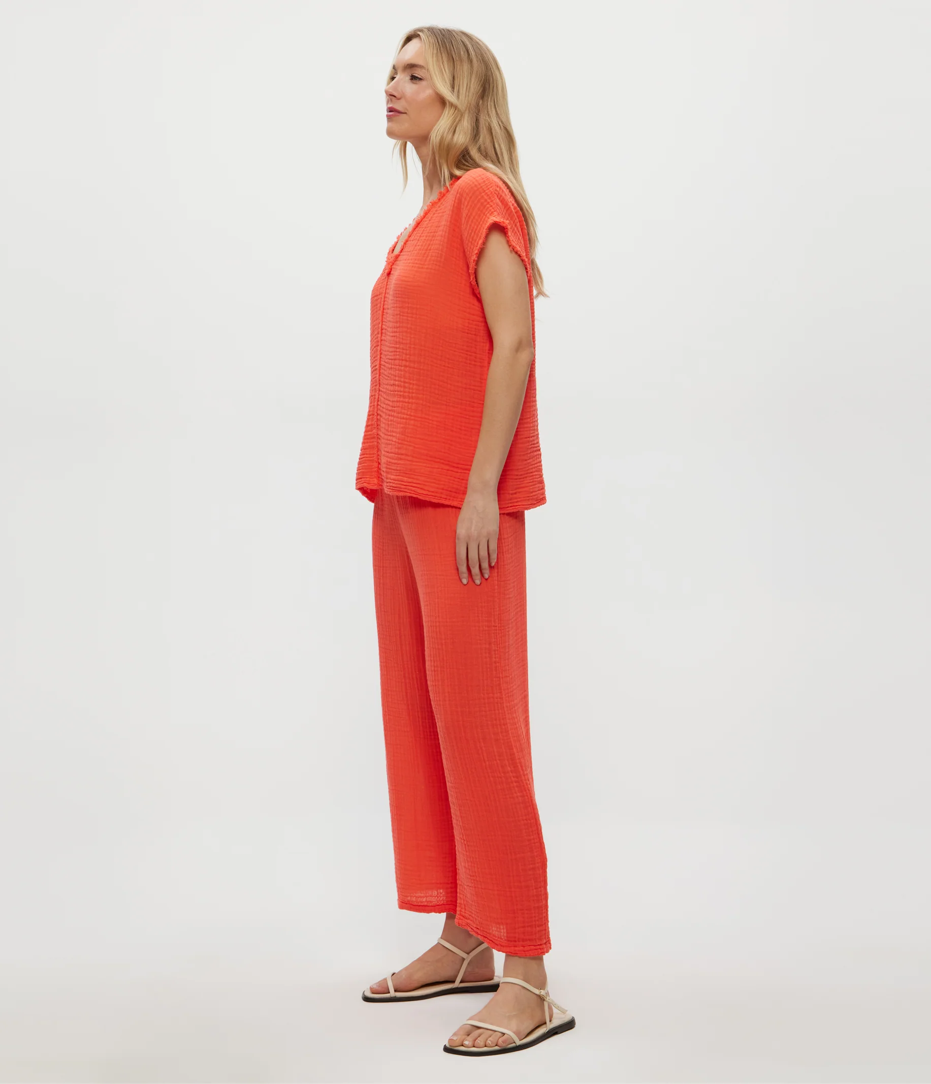 Medina Cropped Gauze Pant - Image 48