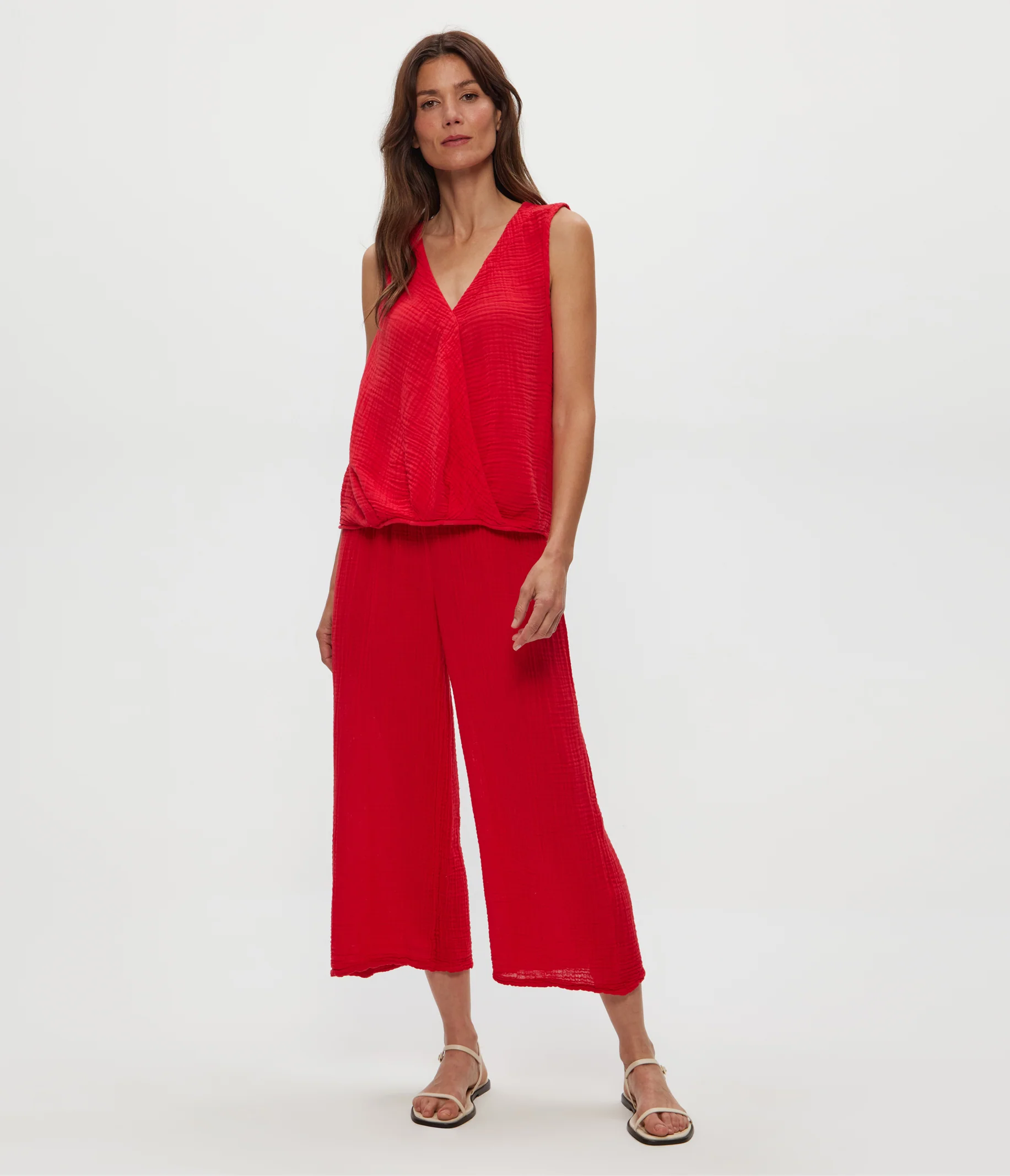 Medina Cropped Gauze Pant - Image 50