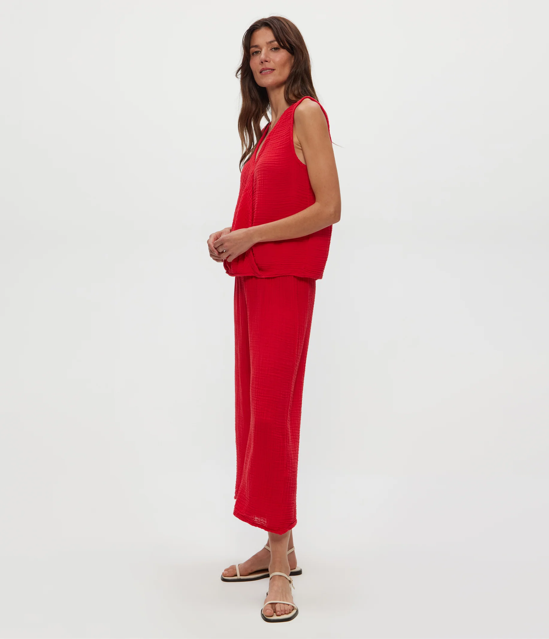 Medina Cropped Gauze Pant - Image 51