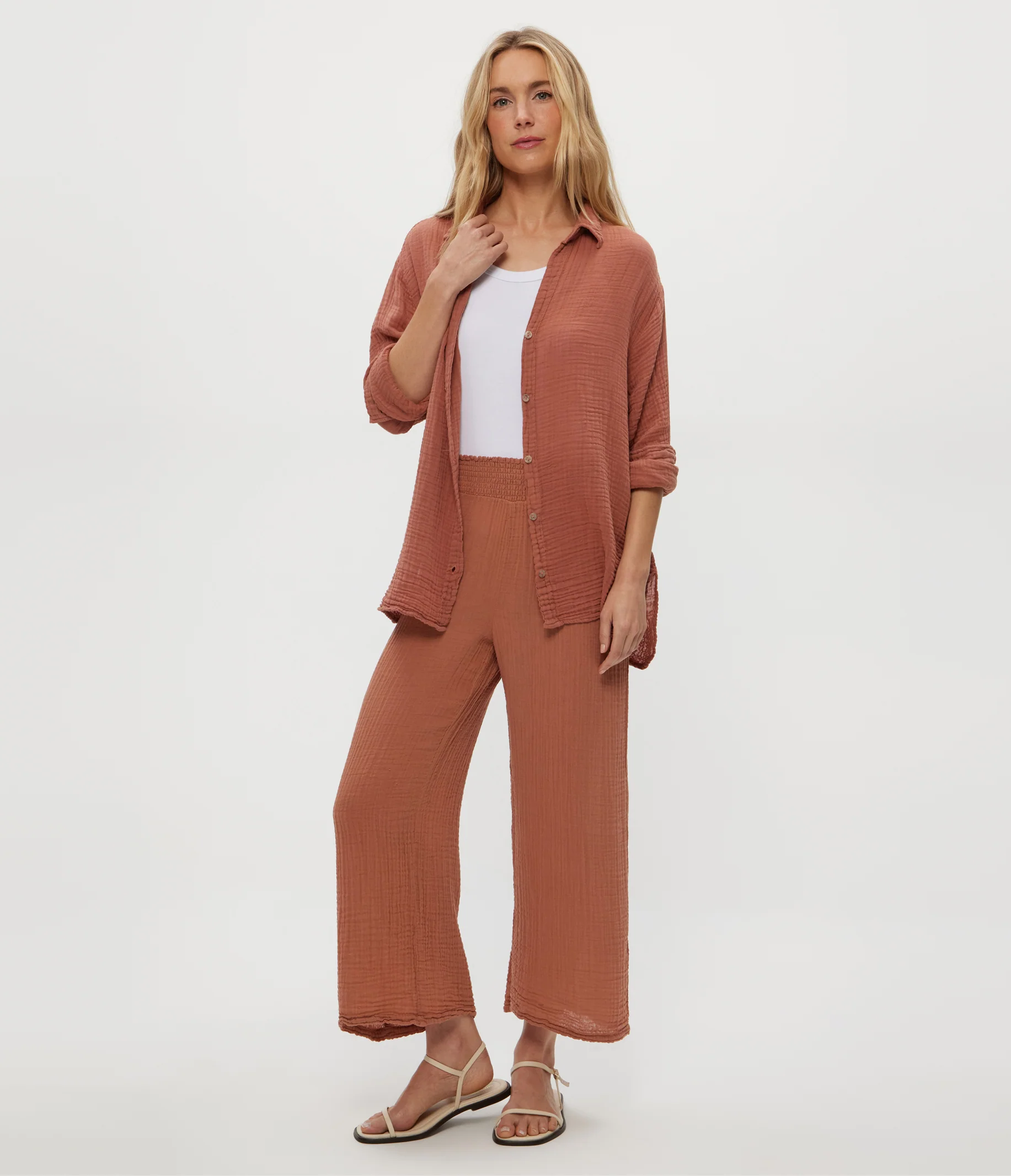 Medina Cropped Gauze Pant - Image 55