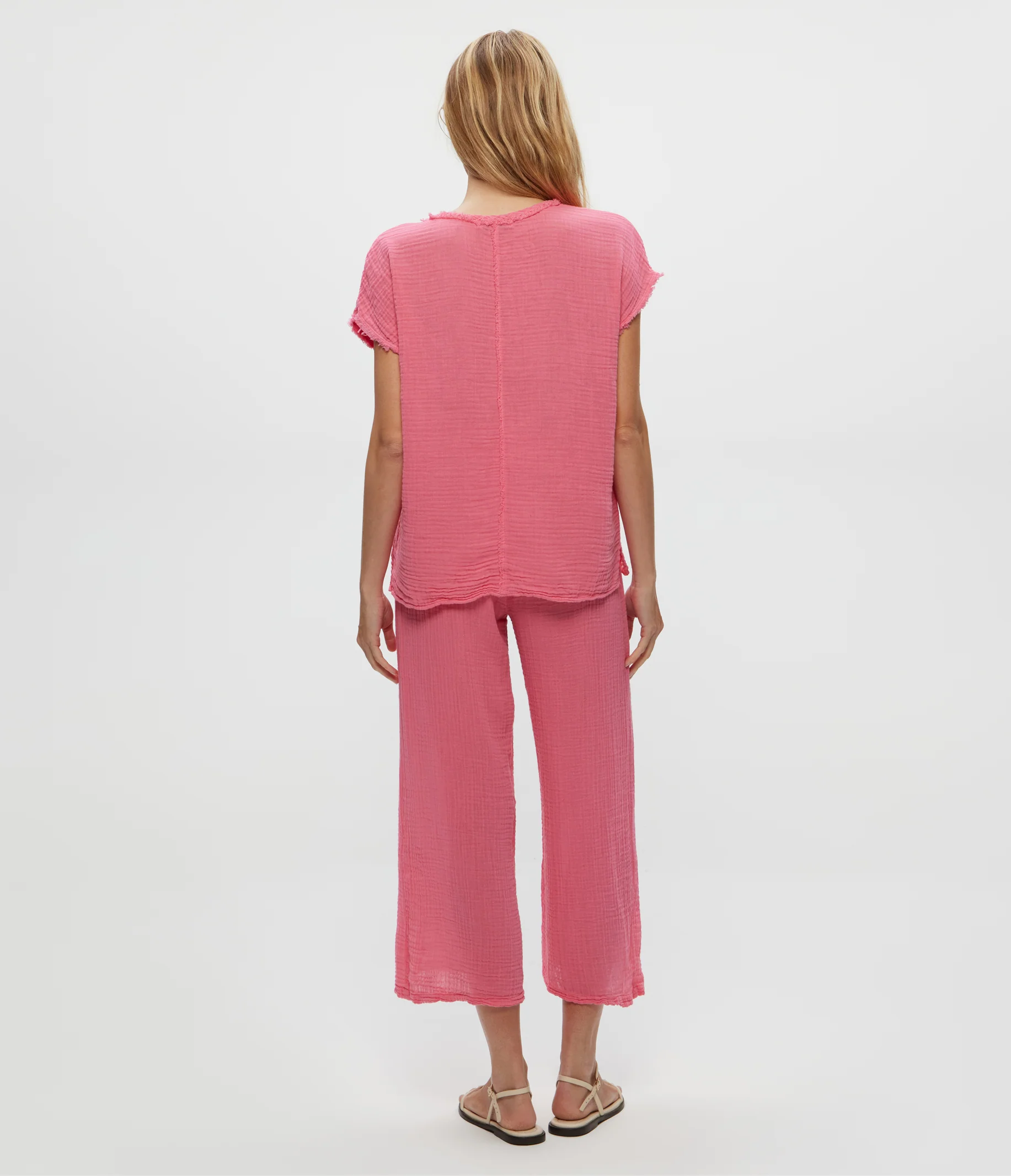 Medina Cropped Gauze Pant - Image 60