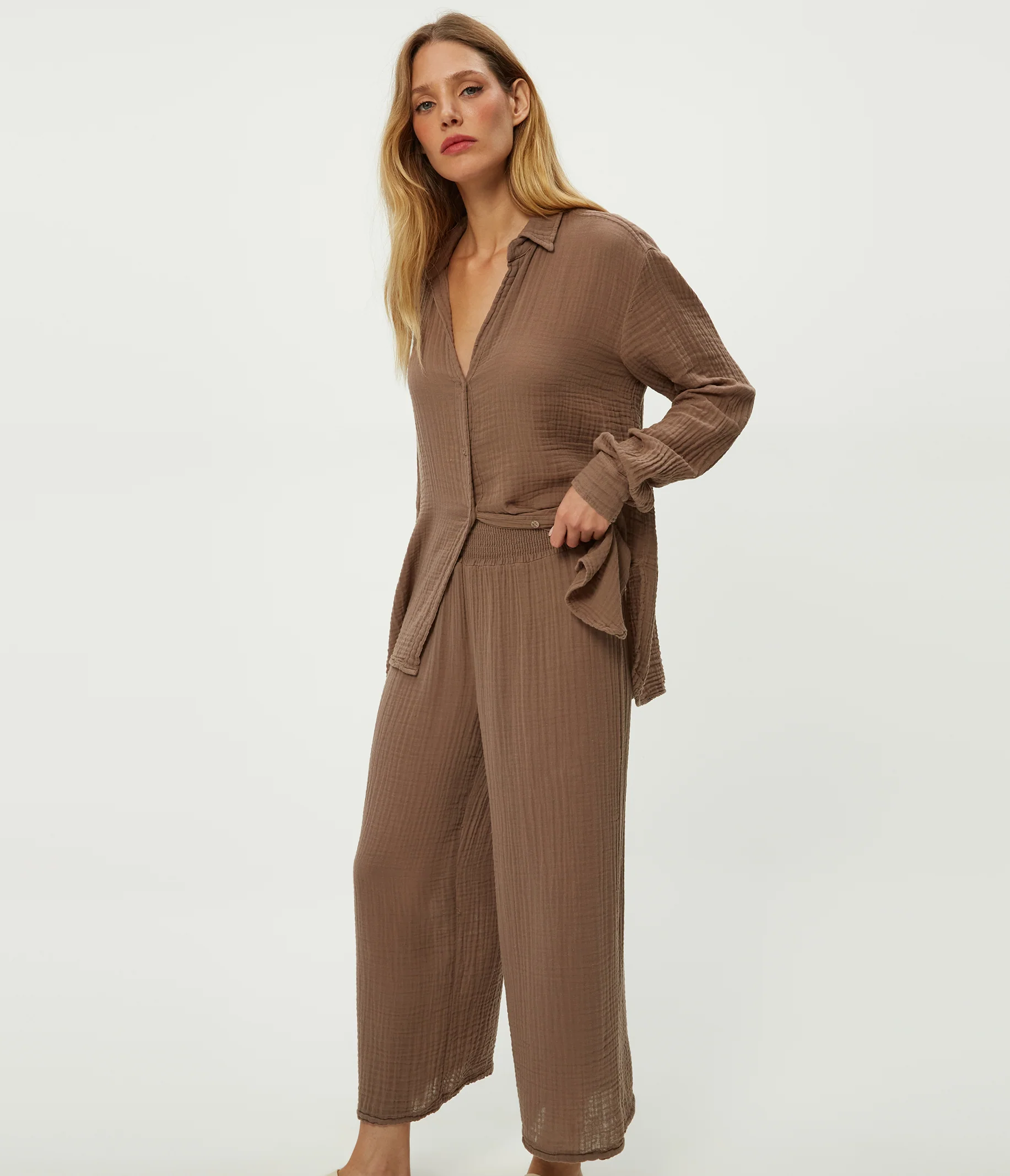 Medina Cropped Gauze Pant - Image 61