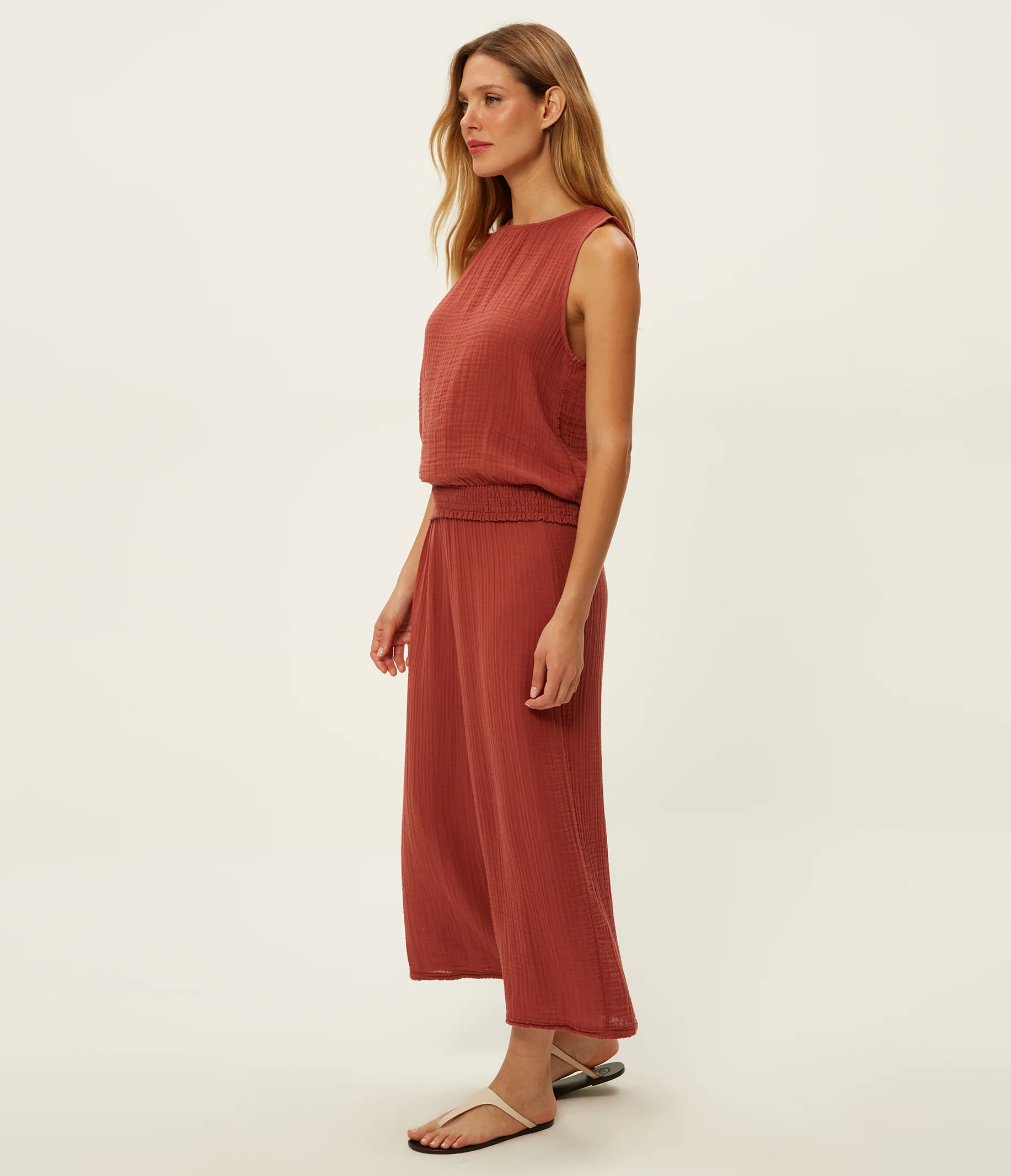 Medina Cropped Gauze Pant - Image 67