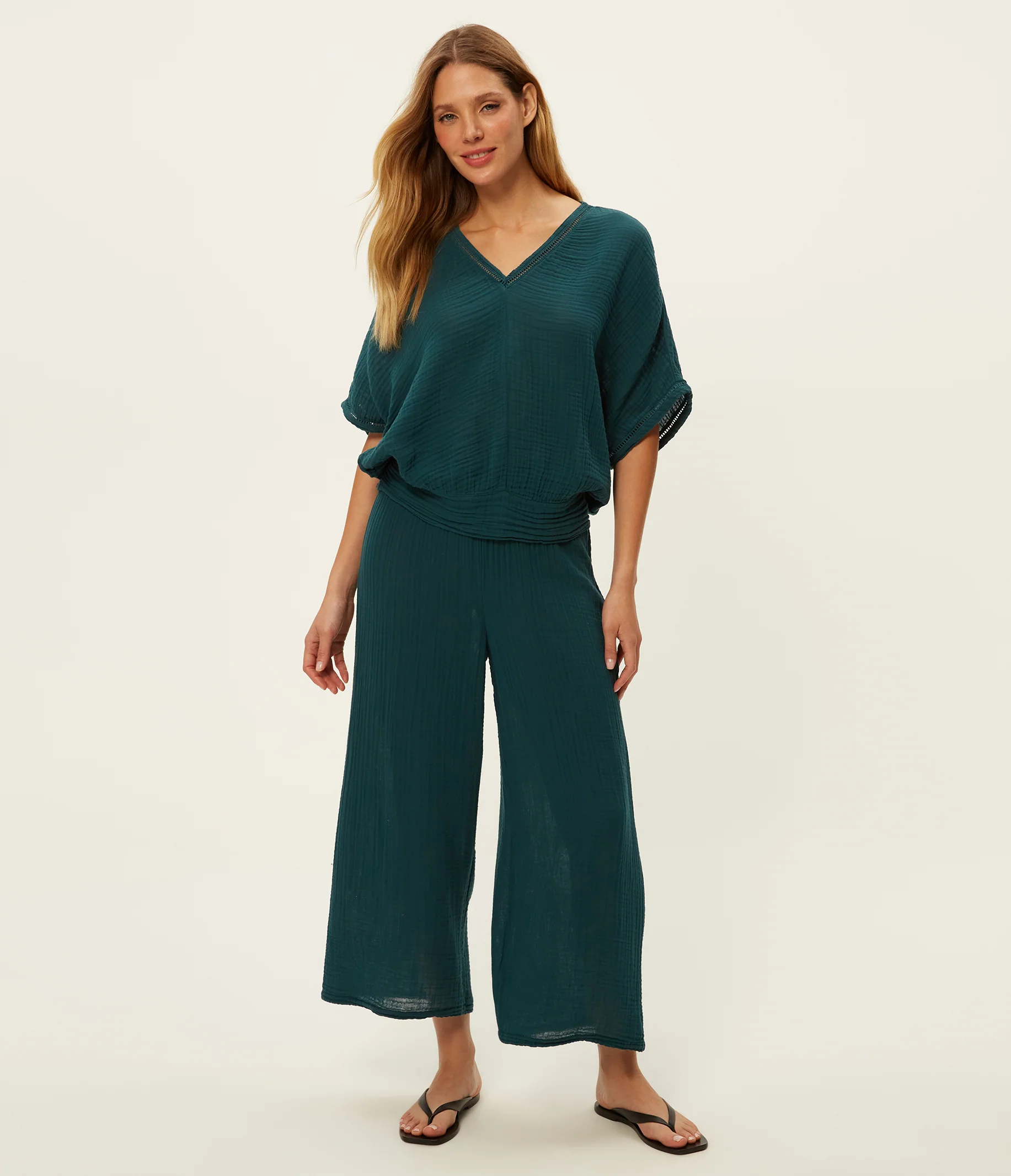 Medina Cropped Gauze Pant - Image 69