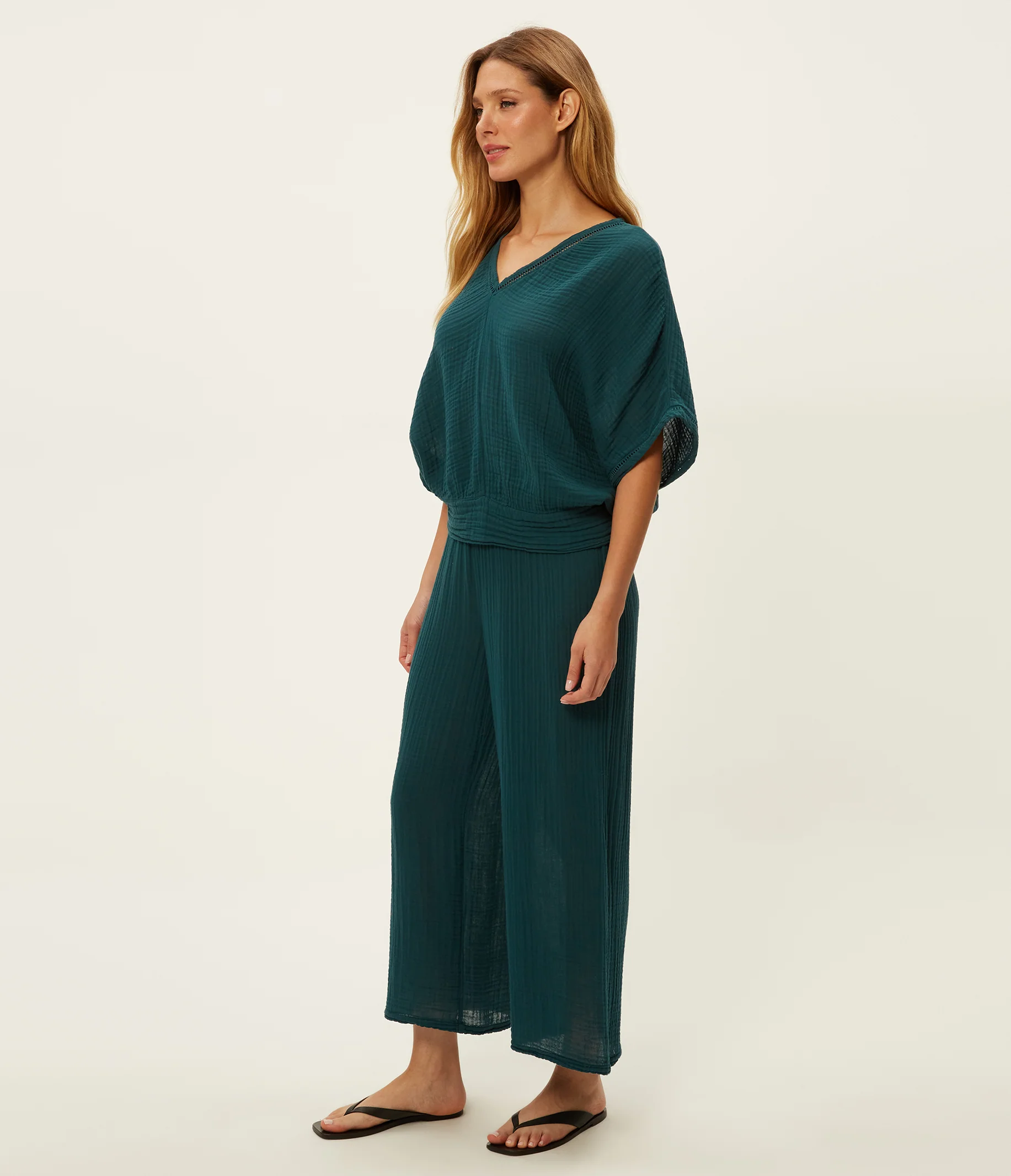 Medina Cropped Gauze Pant - Image 71