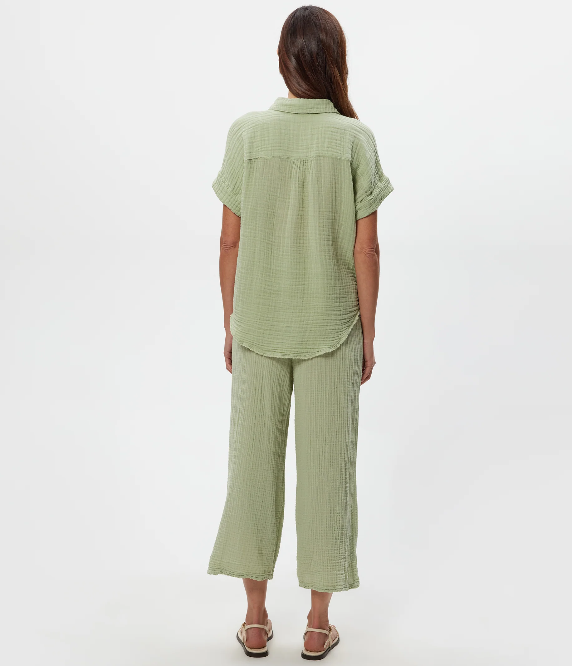 Medina Cropped Gauze Pant - Image 76