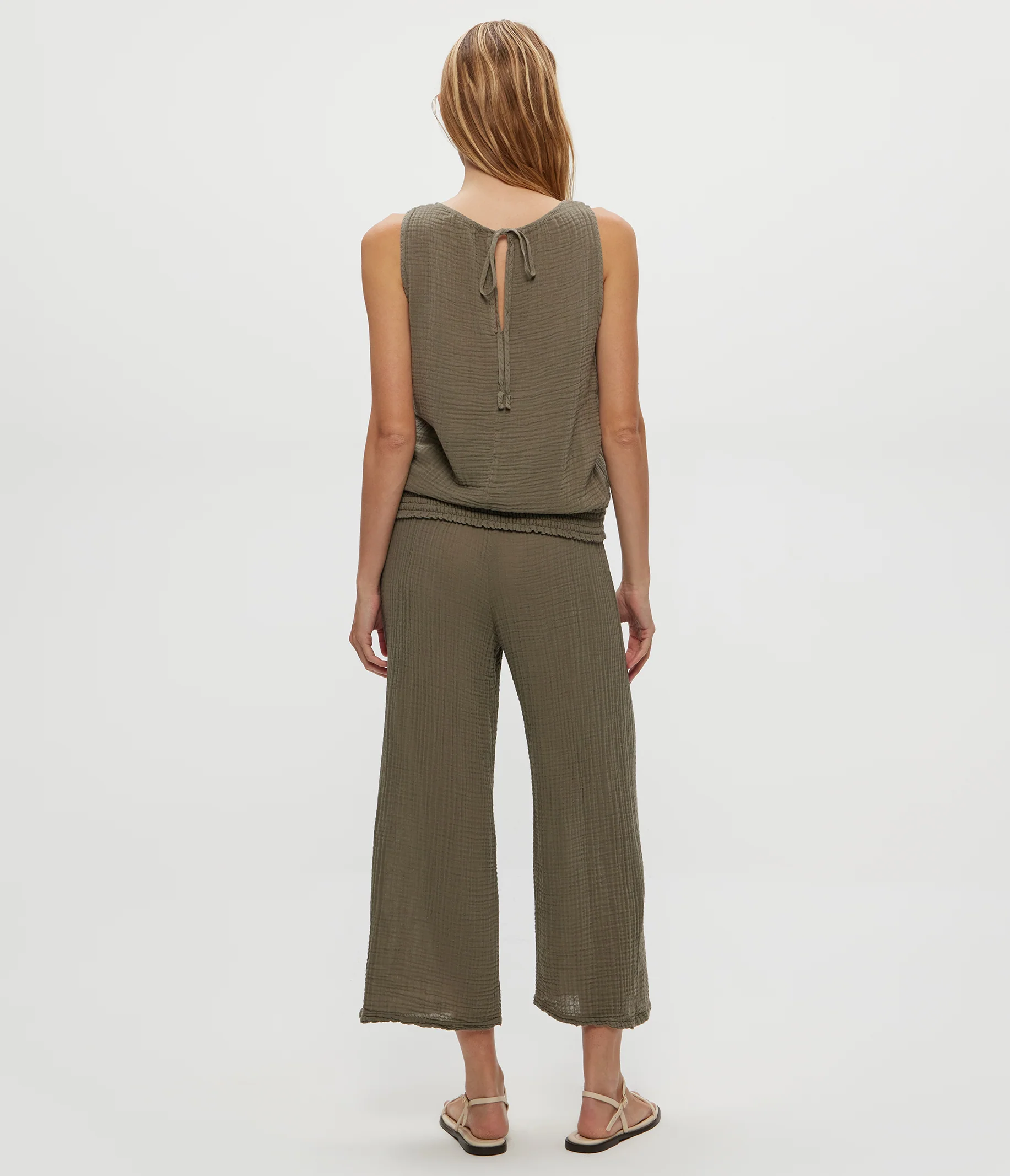 Medina Cropped Gauze Pant - Image 80