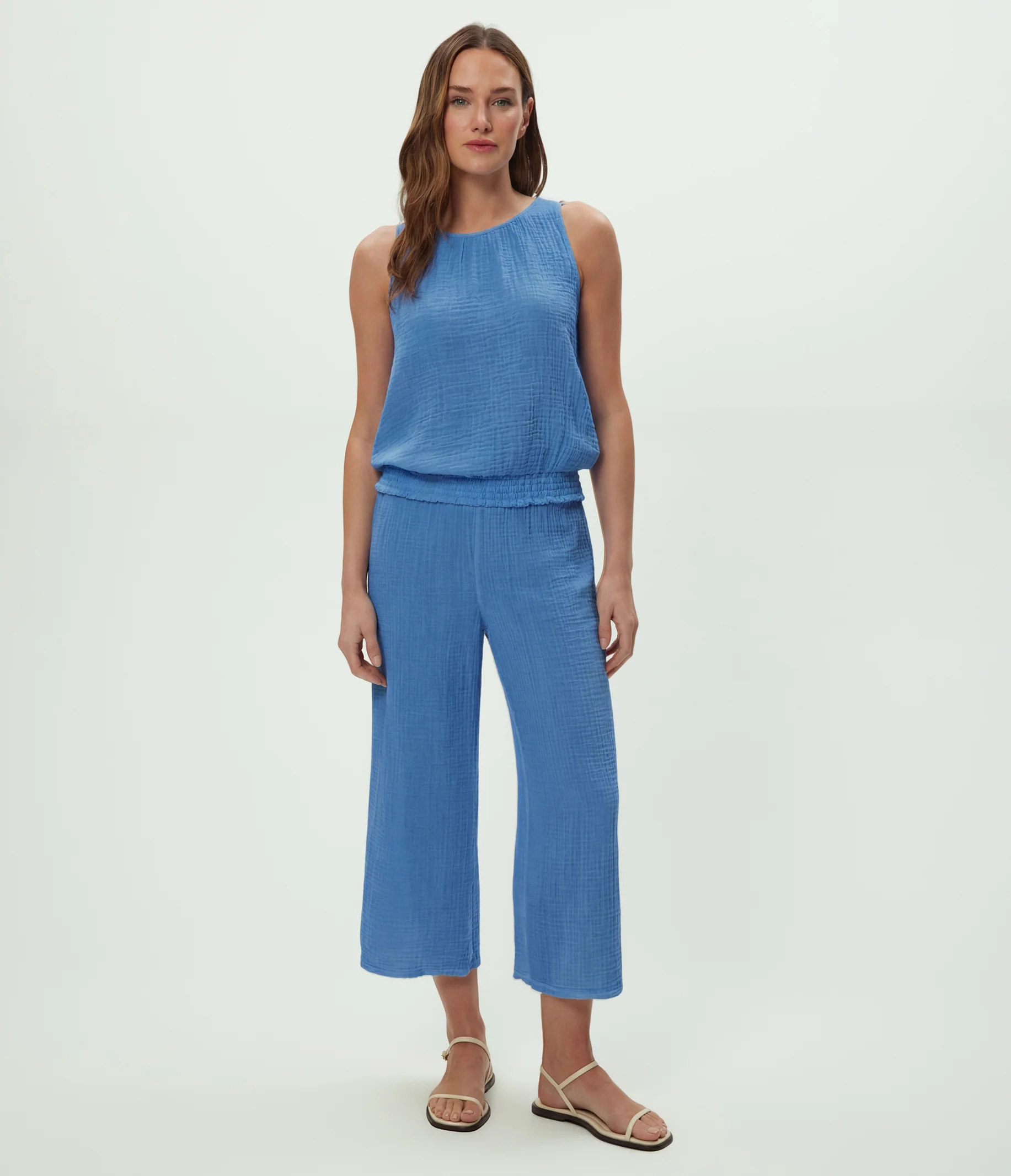 Medina Cropped Gauze Pant - Image 85