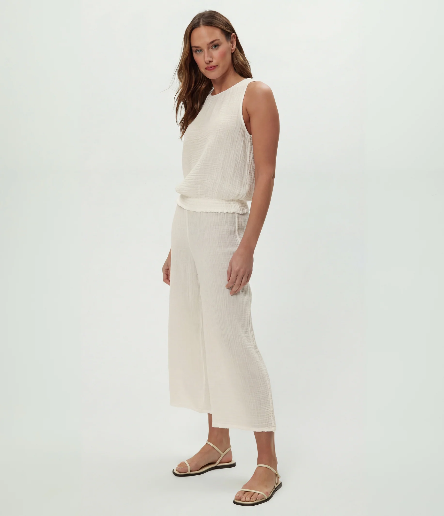Medina Cropped Gauze Pant - Image 90