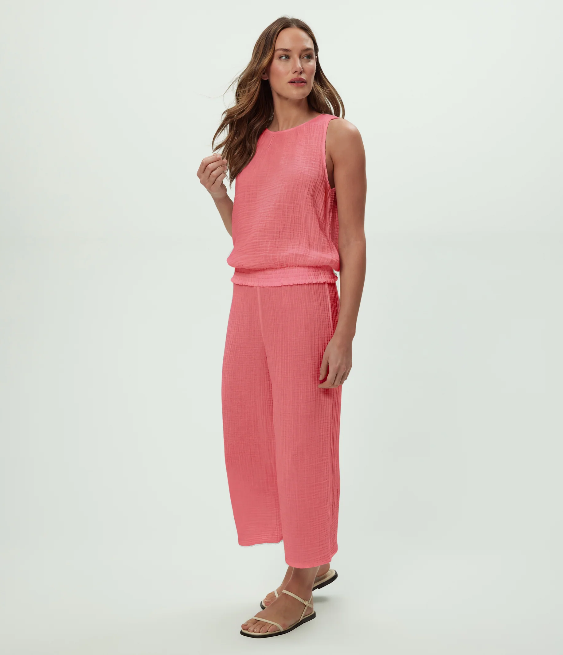 Medina Cropped Gauze Pant - Image 95
