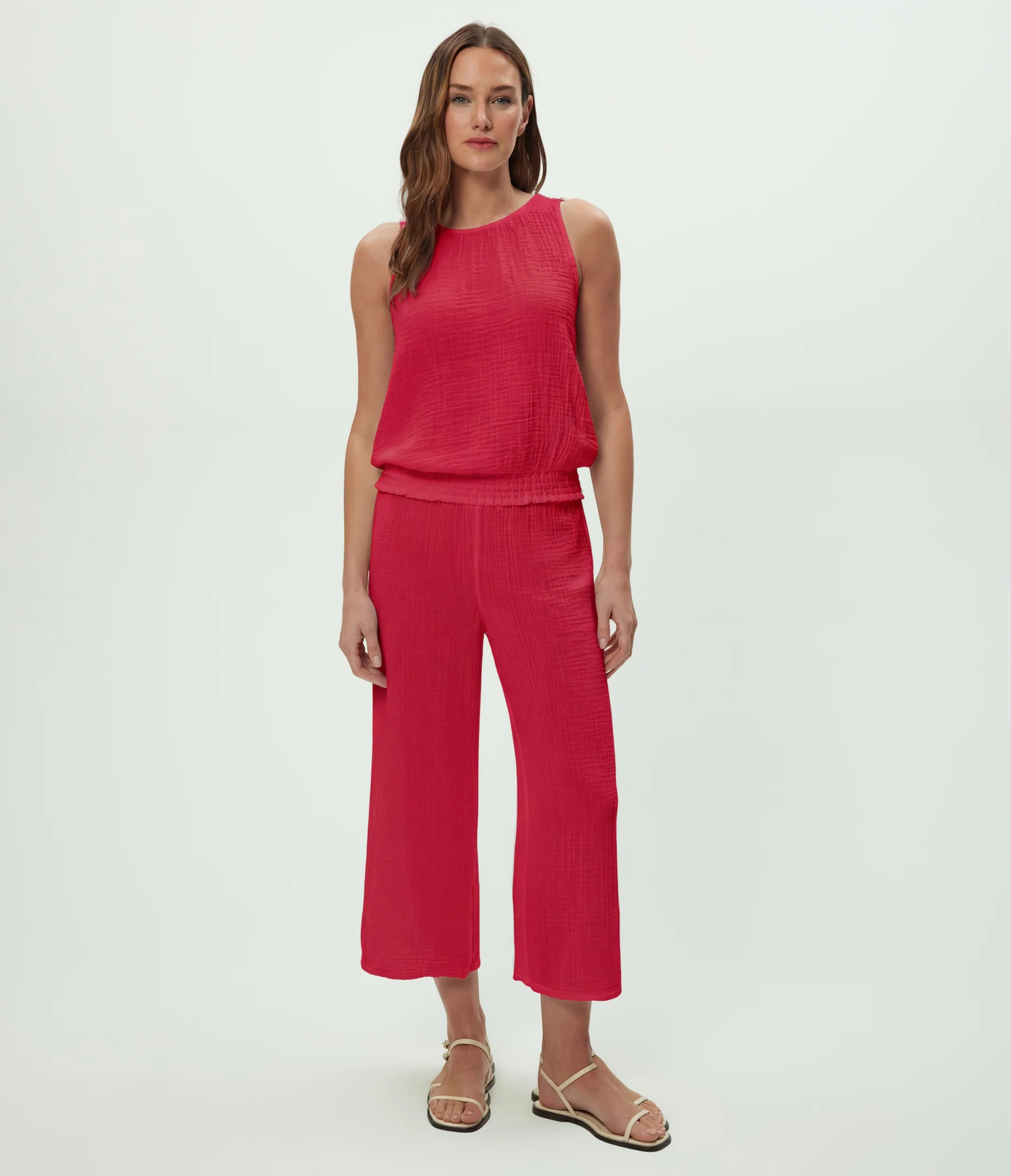Medina Cropped Gauze Pant - Image 97