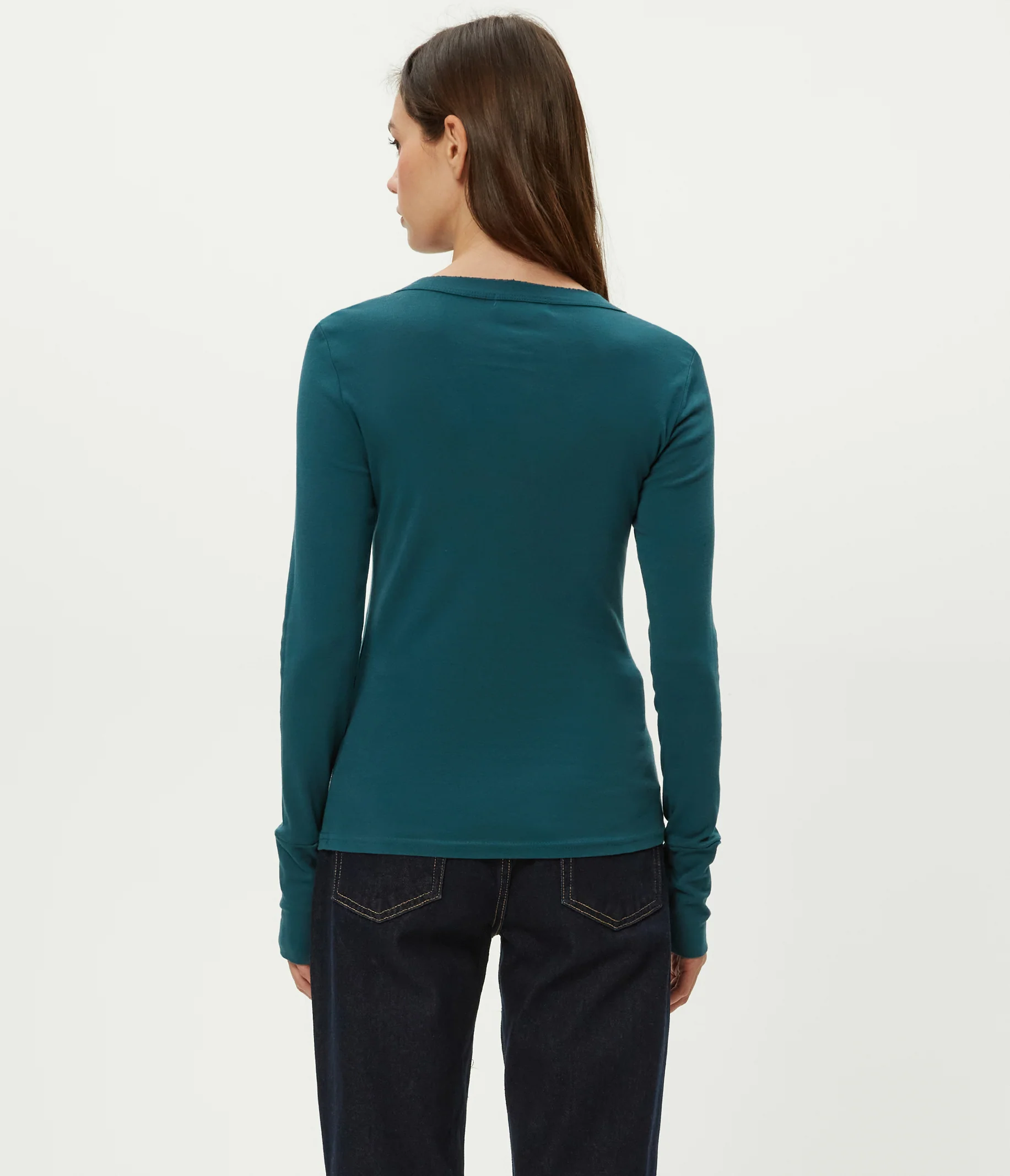 Molly Supima V-Neck Tee - Image 16