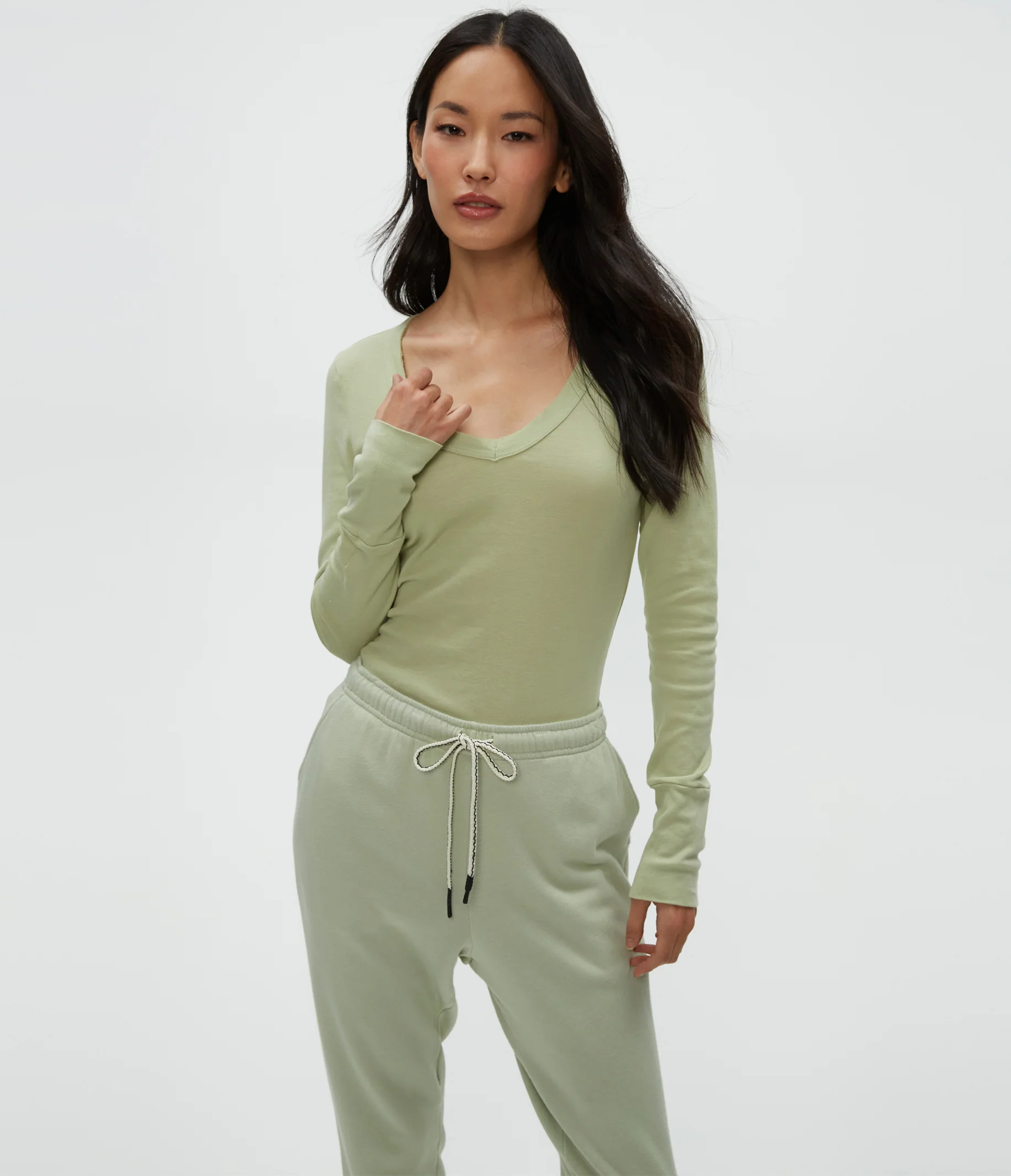 Molly Supima V-Neck Tee - Image 17