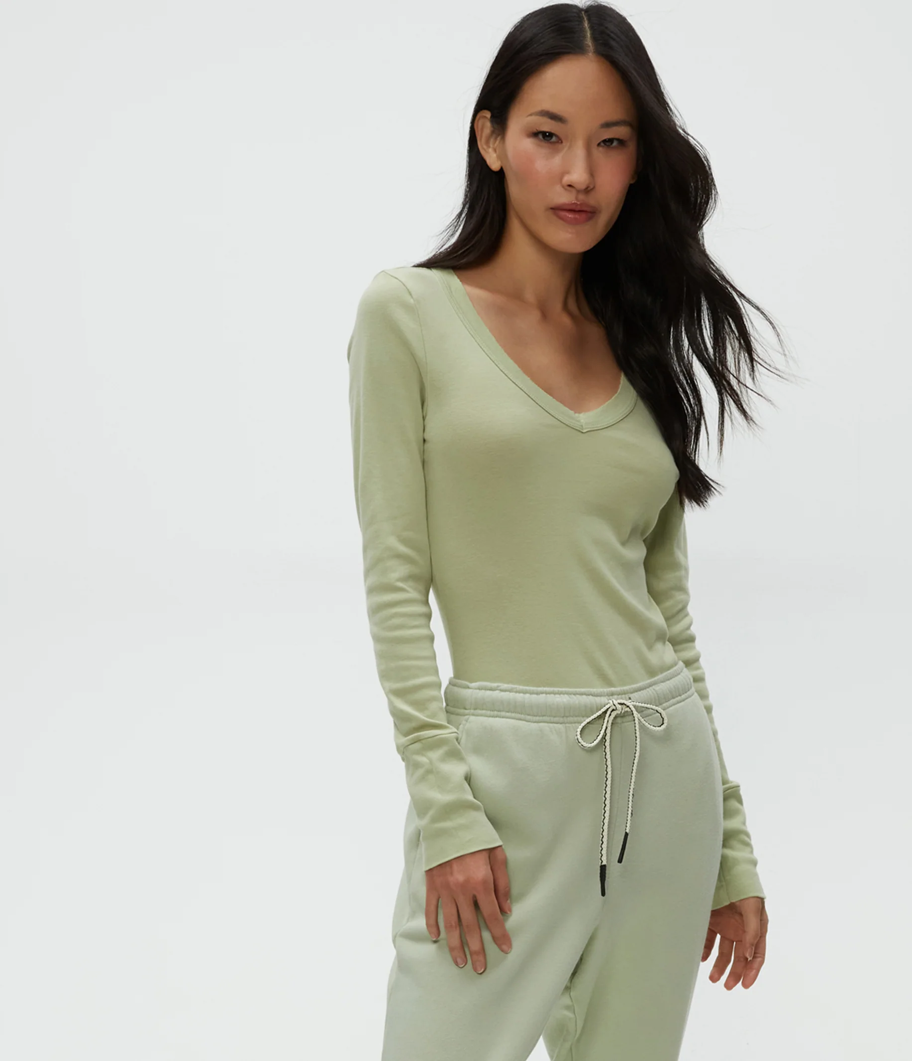 Molly Supima V-Neck Tee - Image 19