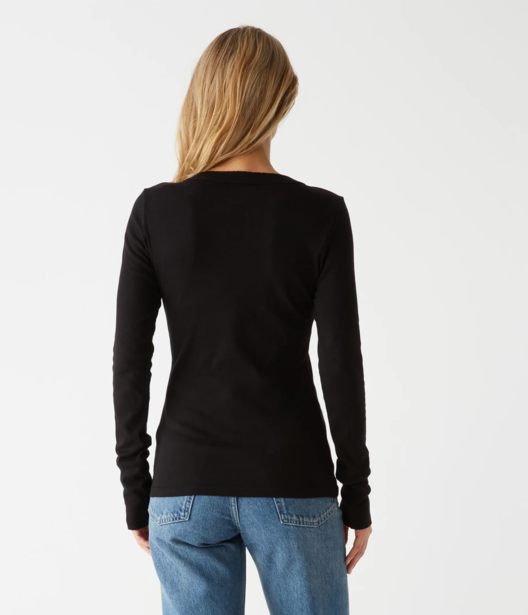 Molly Supima V-Neck Tee - Image 24