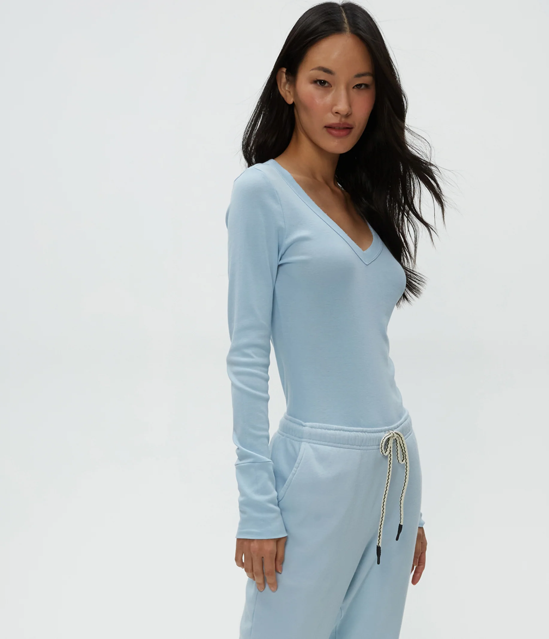 Molly Supima V-Neck Tee - Image 27