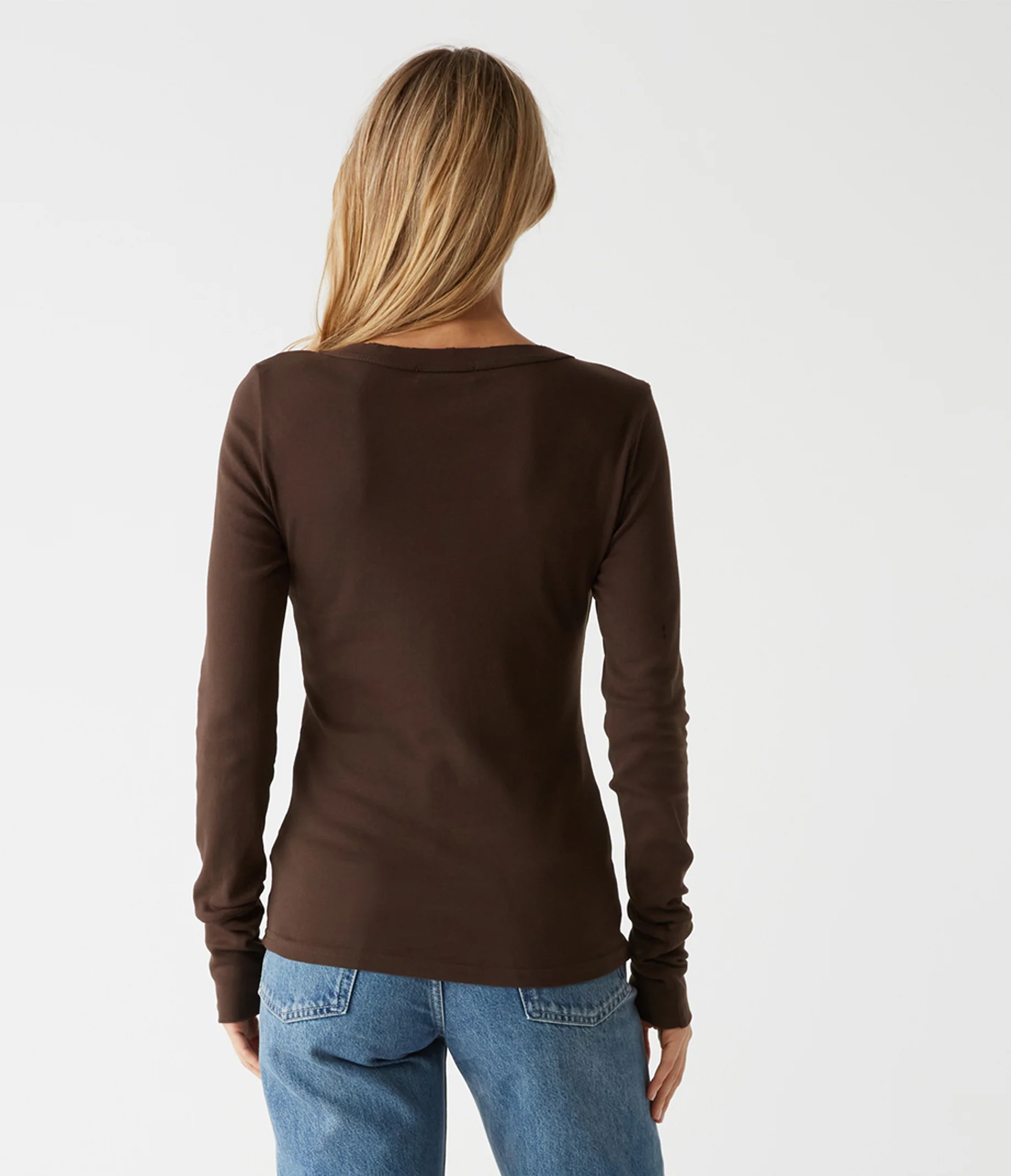 Molly Supima V-Neck Tee - Image 36