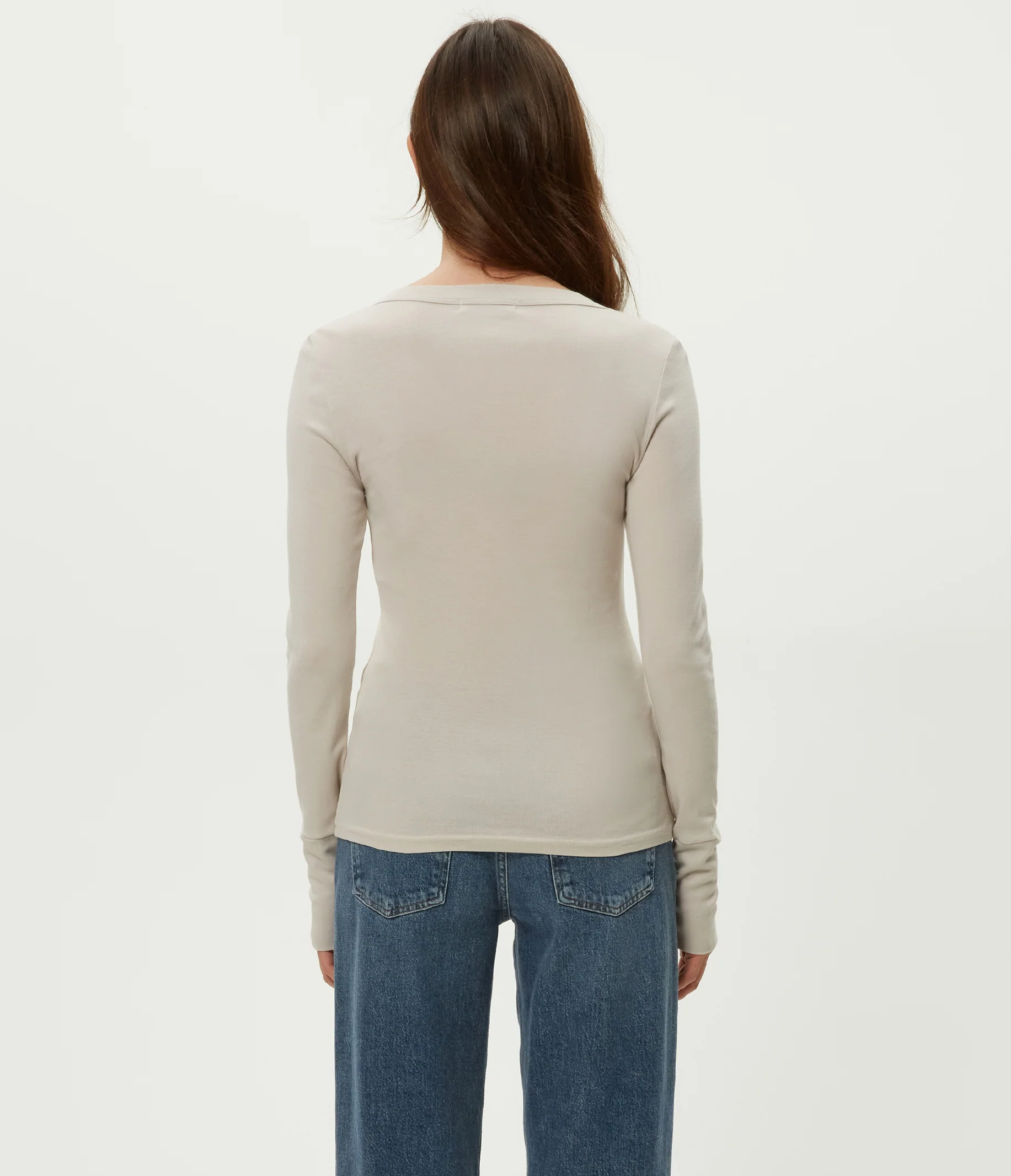 Molly Supima V-Neck Tee - Image 4