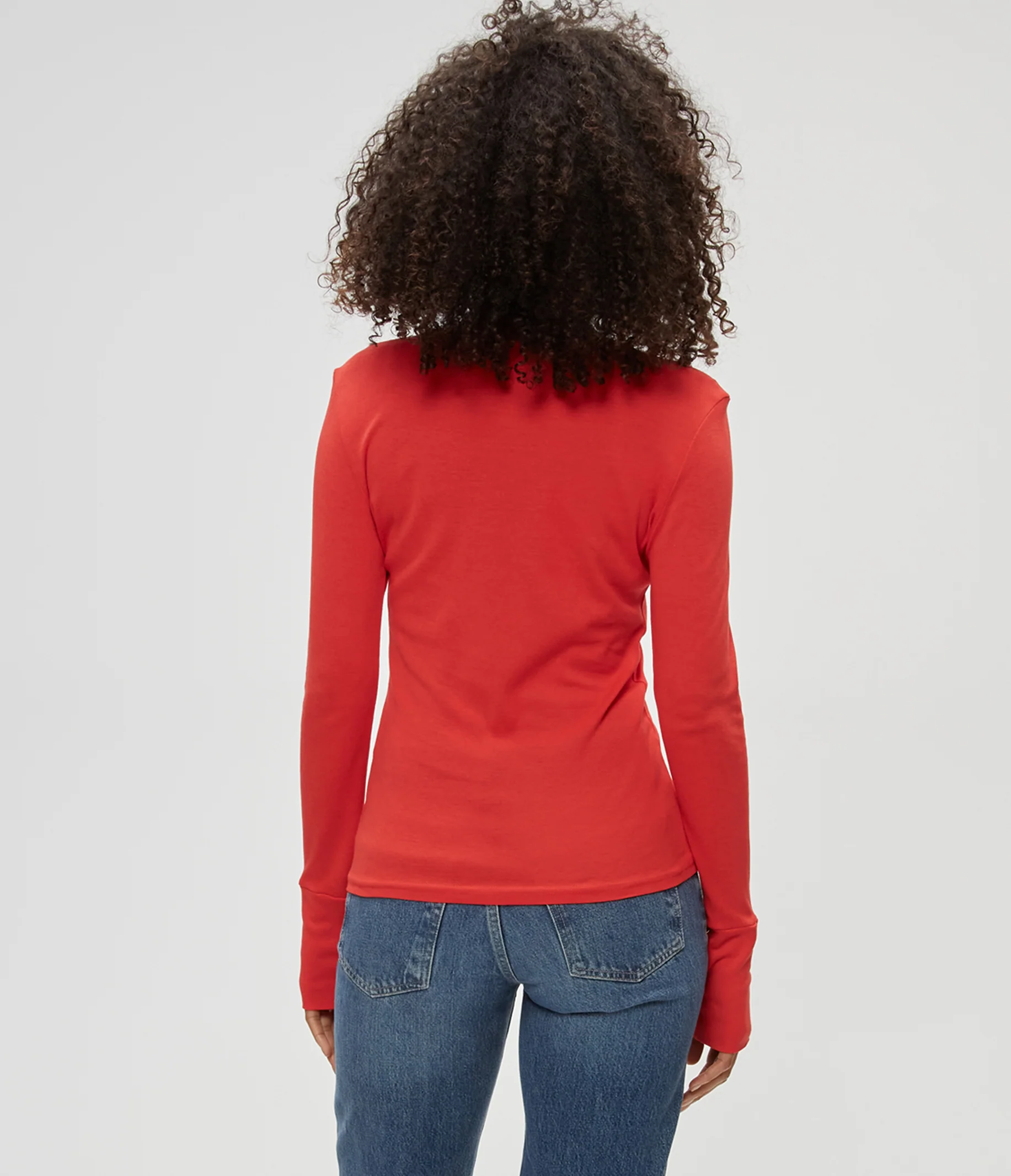 Molly Supima V-Neck Tee - Image 44