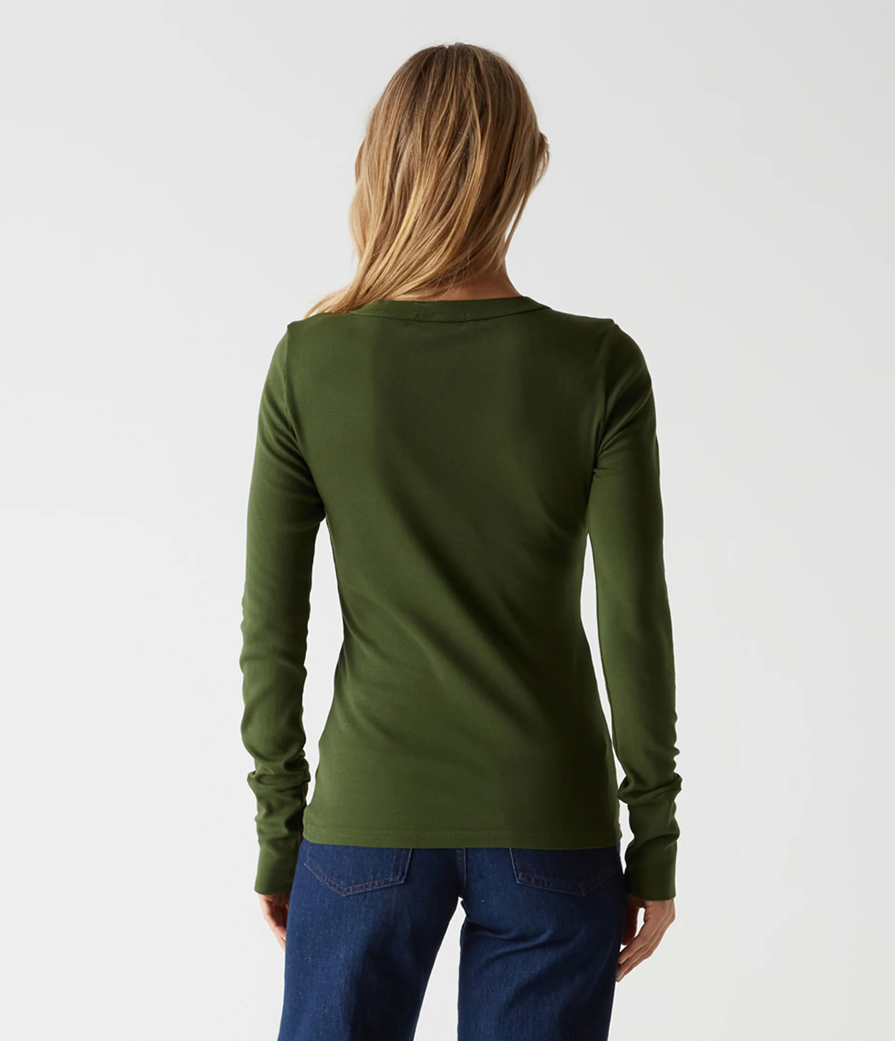 Molly Supima V-Neck Tee - Image 52