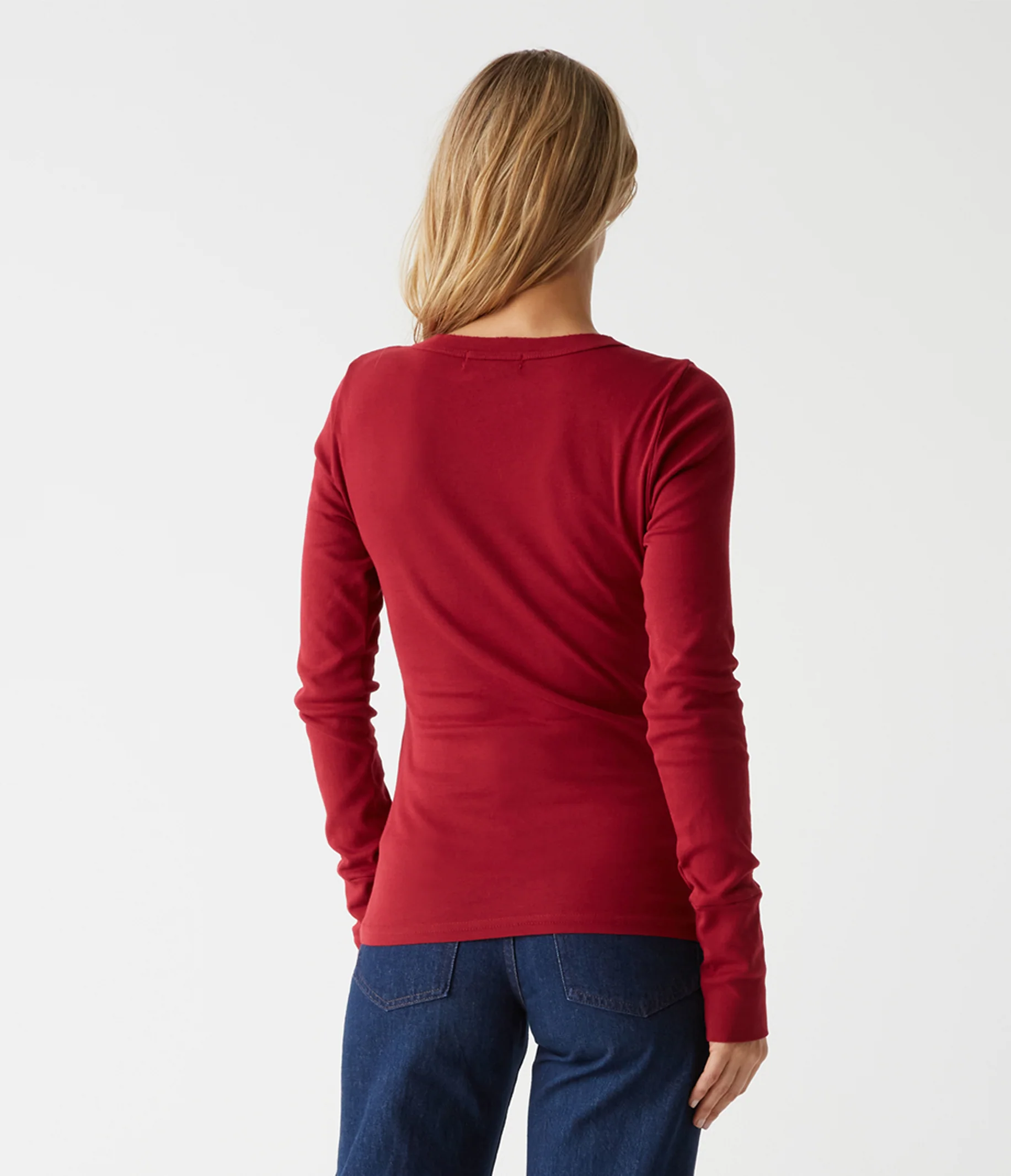 Molly Supima V-Neck Tee - Image 56