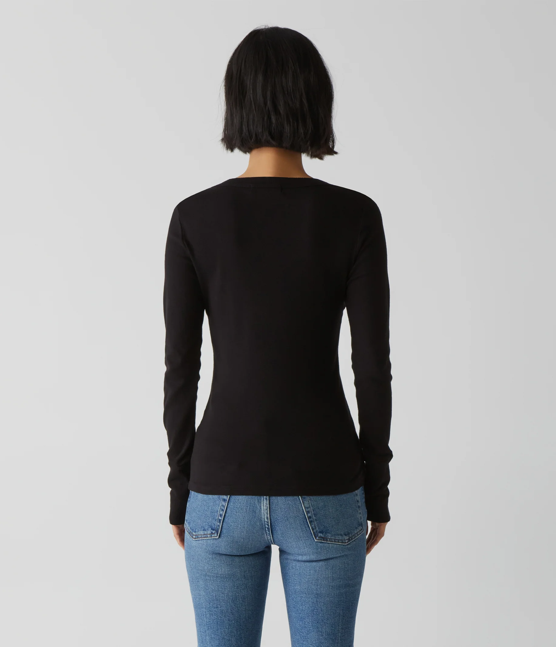 Molly Supima V-Neck Tee - Image 60