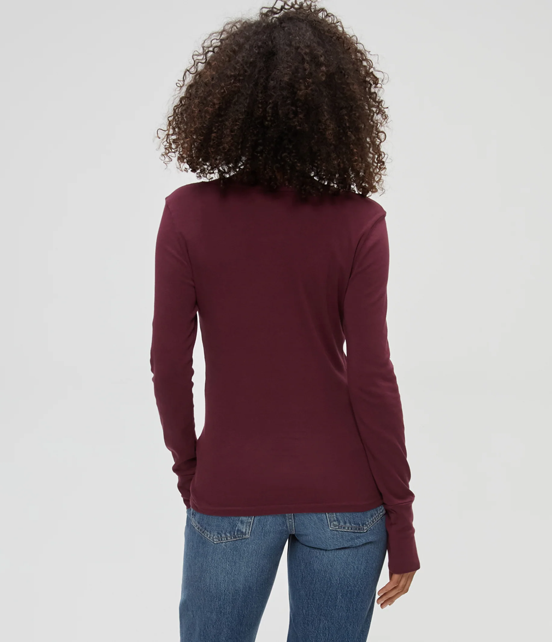 Molly Supima V-Neck Tee - Image 64