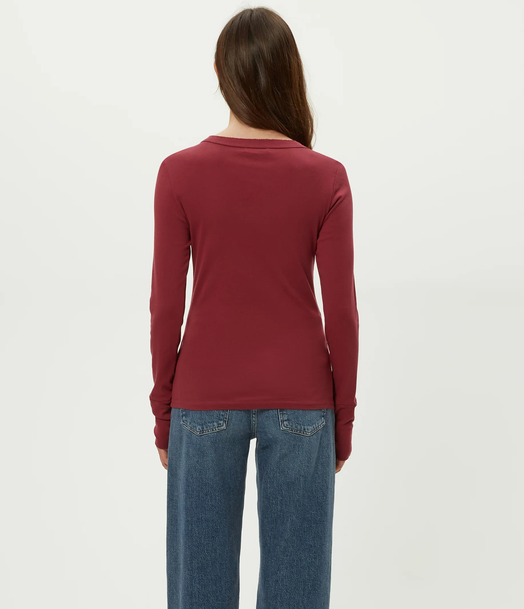 Molly Supima V-Neck Tee - Image 72