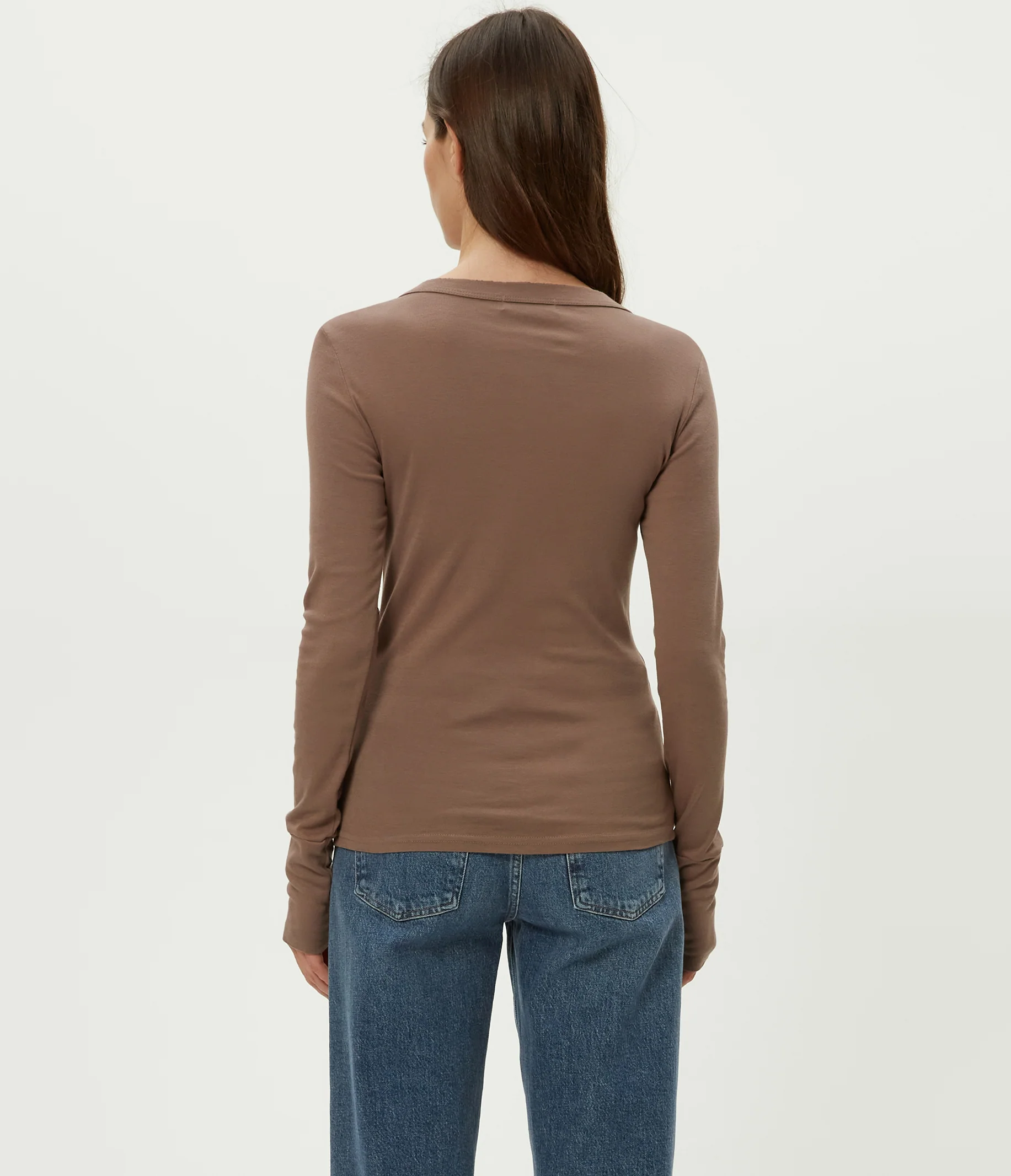 Molly Supima V-Neck Tee - Image 76