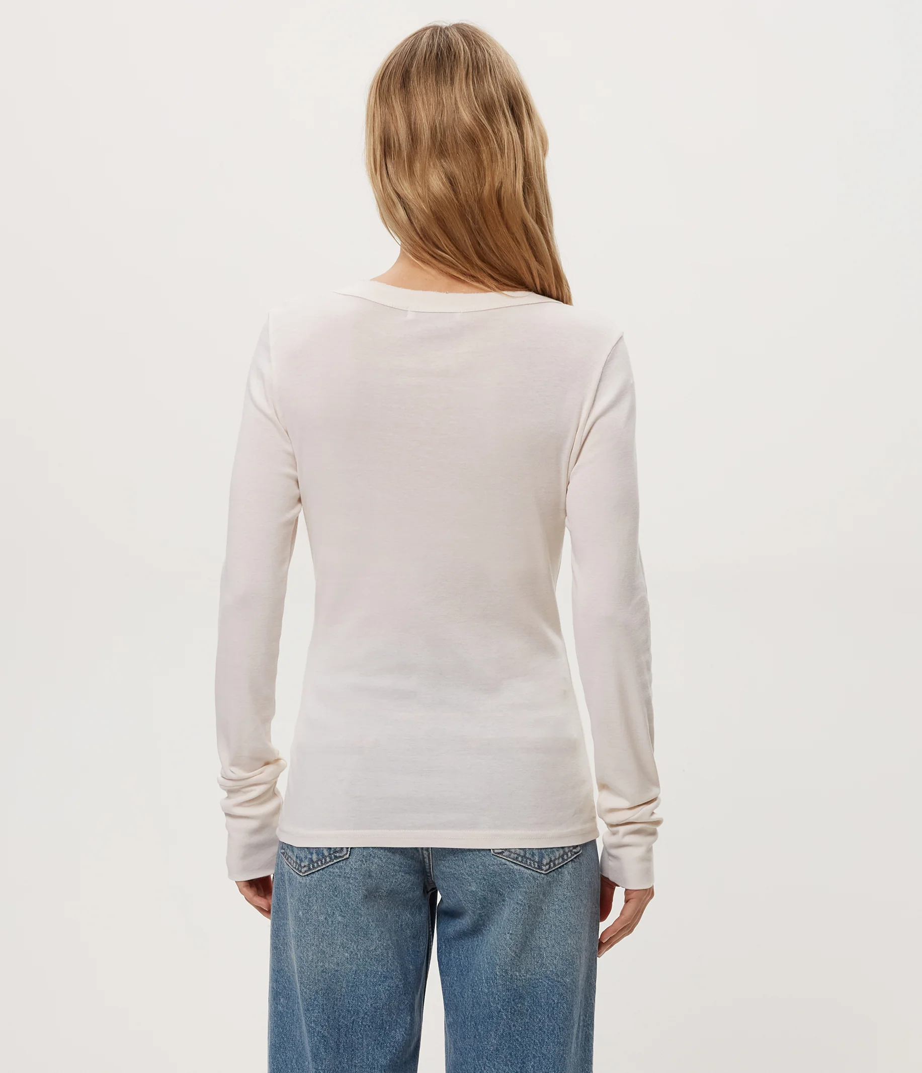 Molly Supima V-Neck Tee - Image 8