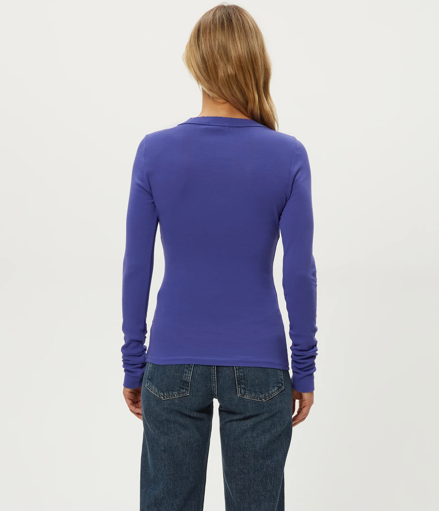 Molly Supima V-Neck Tee - Image 80