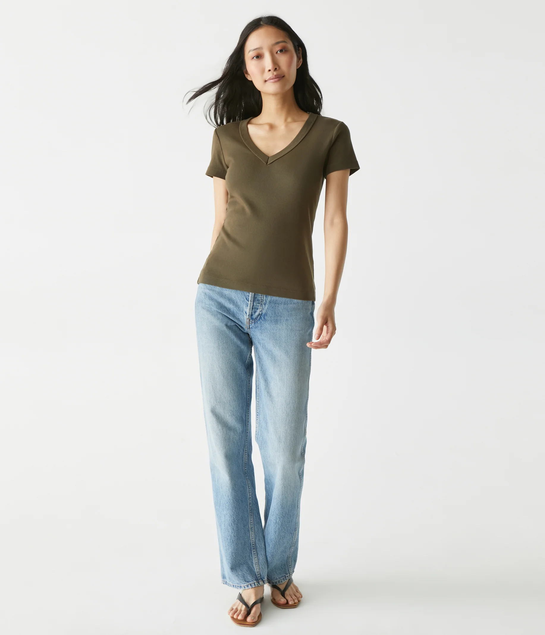 Nikki V-Neck Tee - Image 27