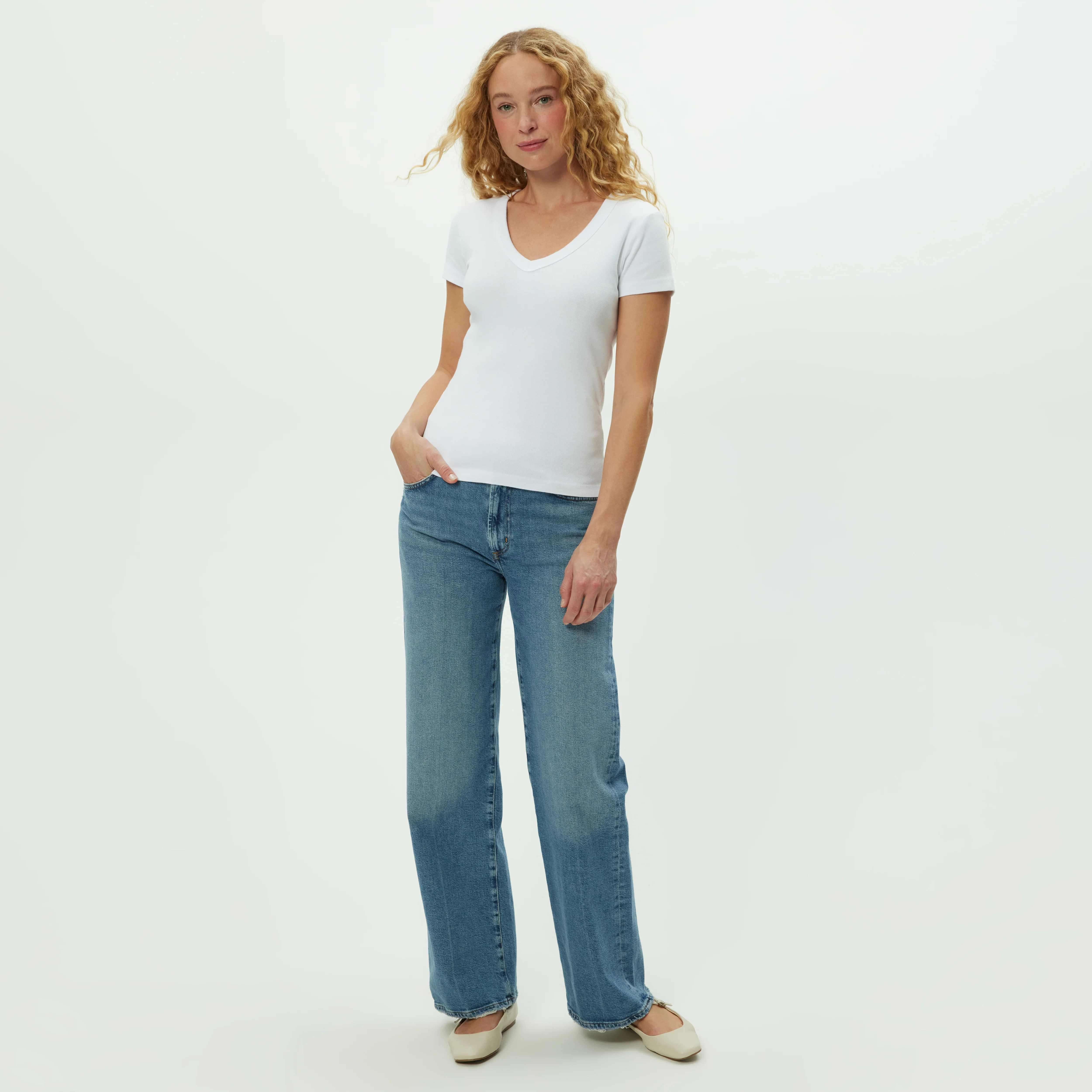 Nikki V-Neck Tee - Image 3