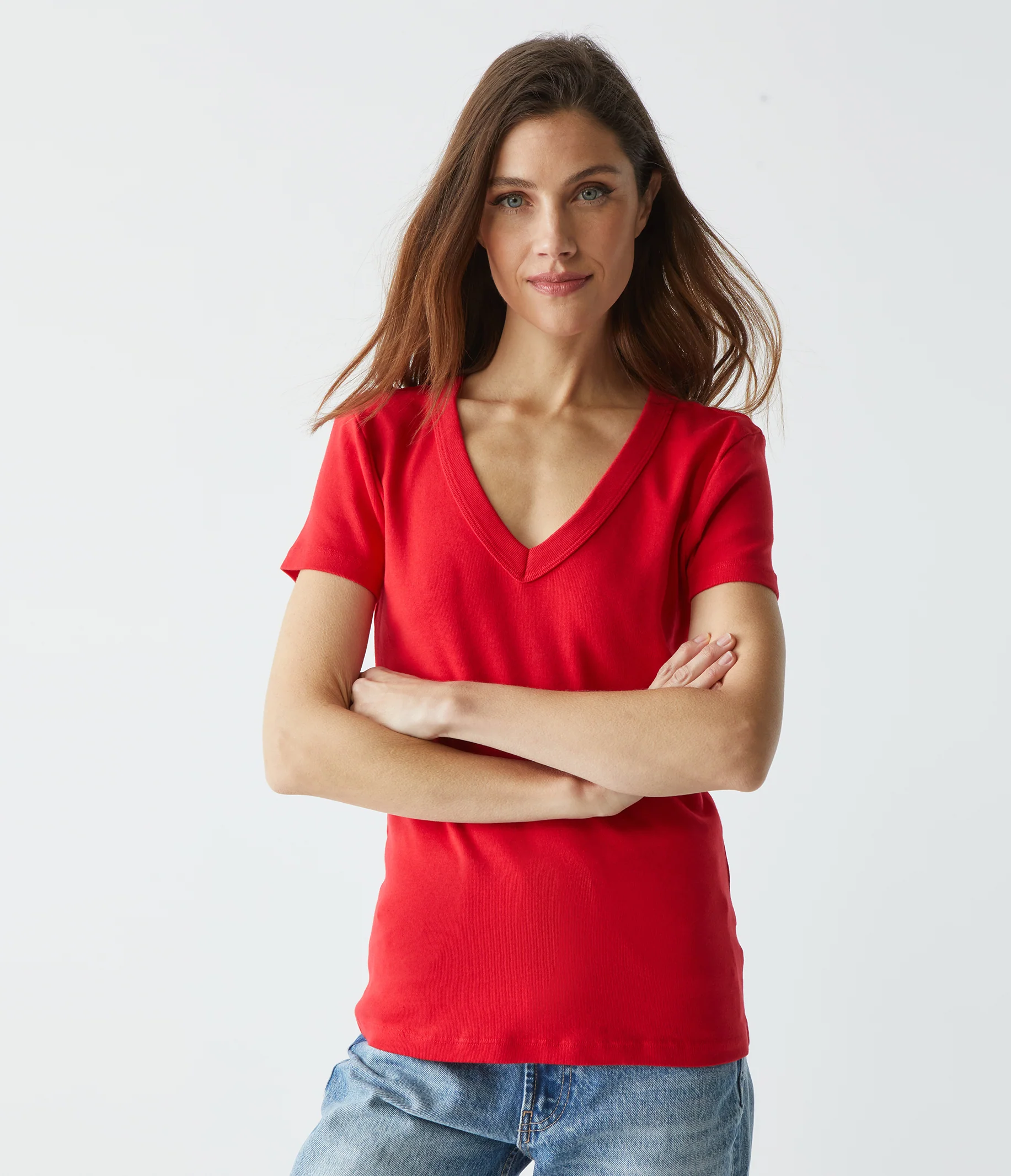 Nikki V-Neck Tee - Image 34