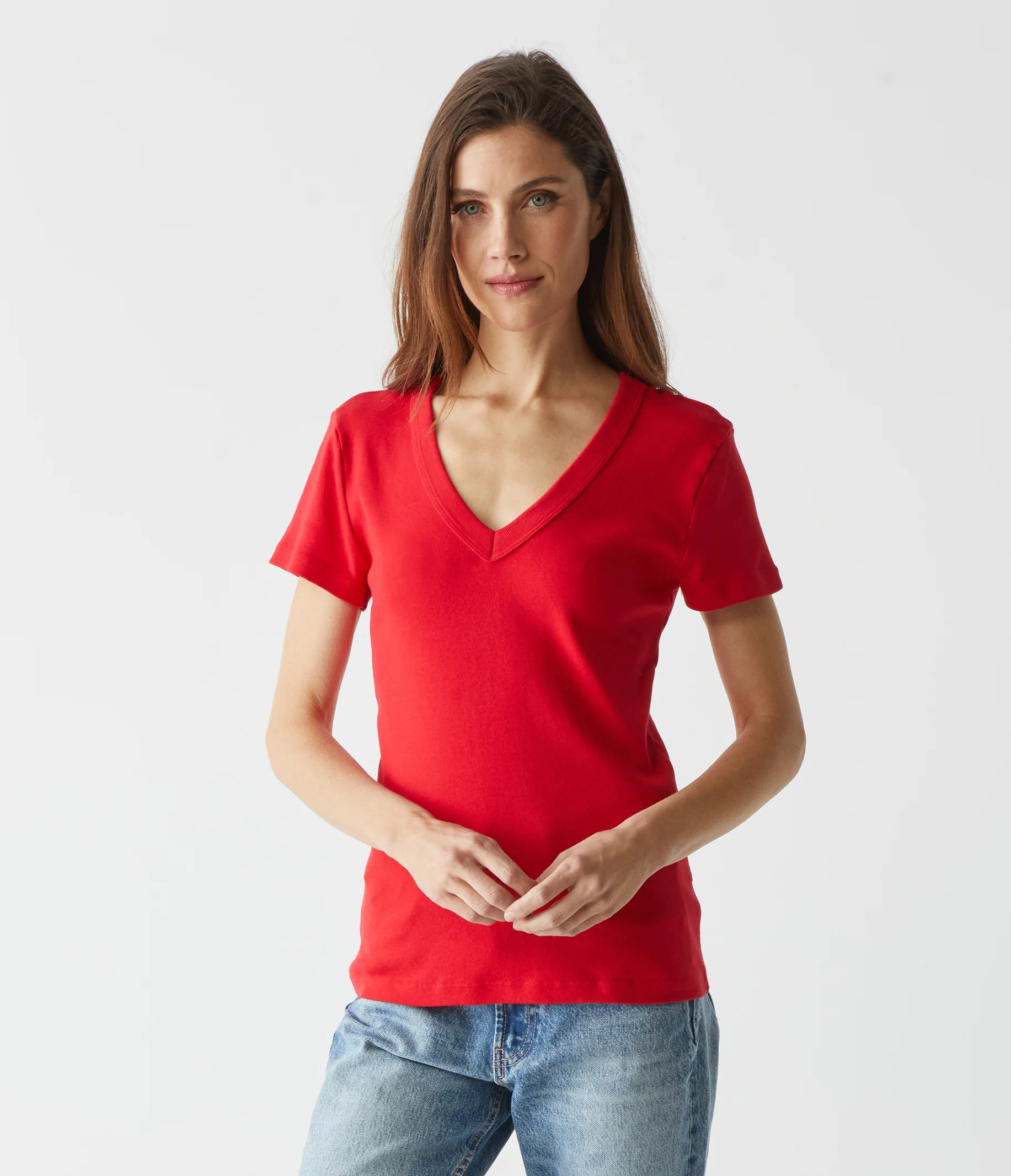 Nikki V-Neck Tee - Image 36