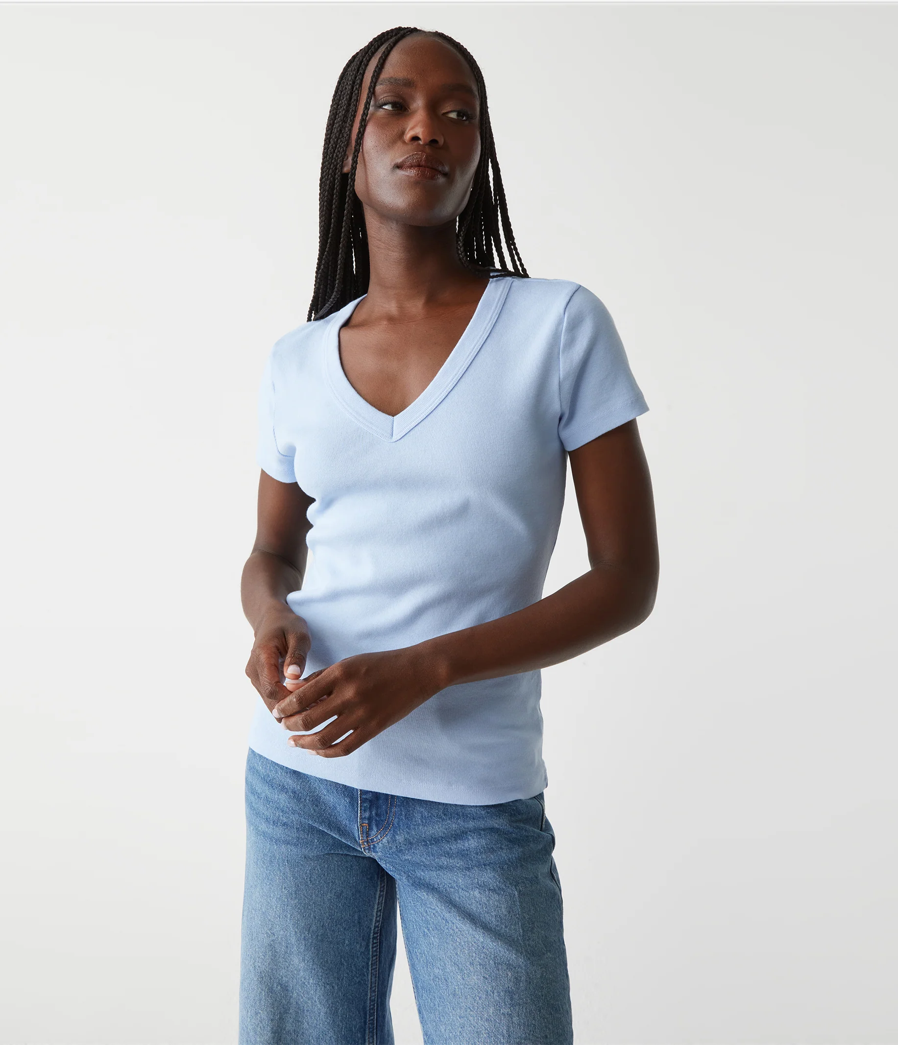 Nikki V-Neck Tee - Image 38