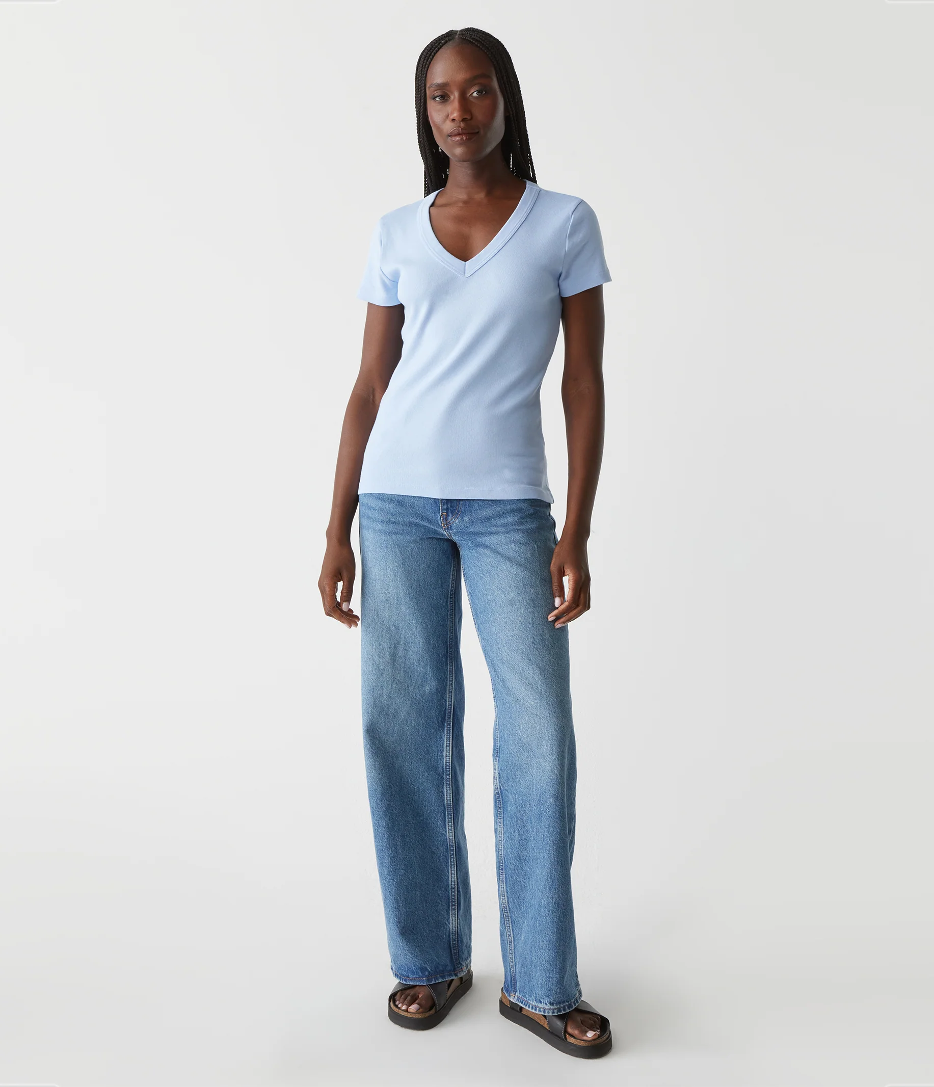 Nikki V-Neck Tee - Image 39