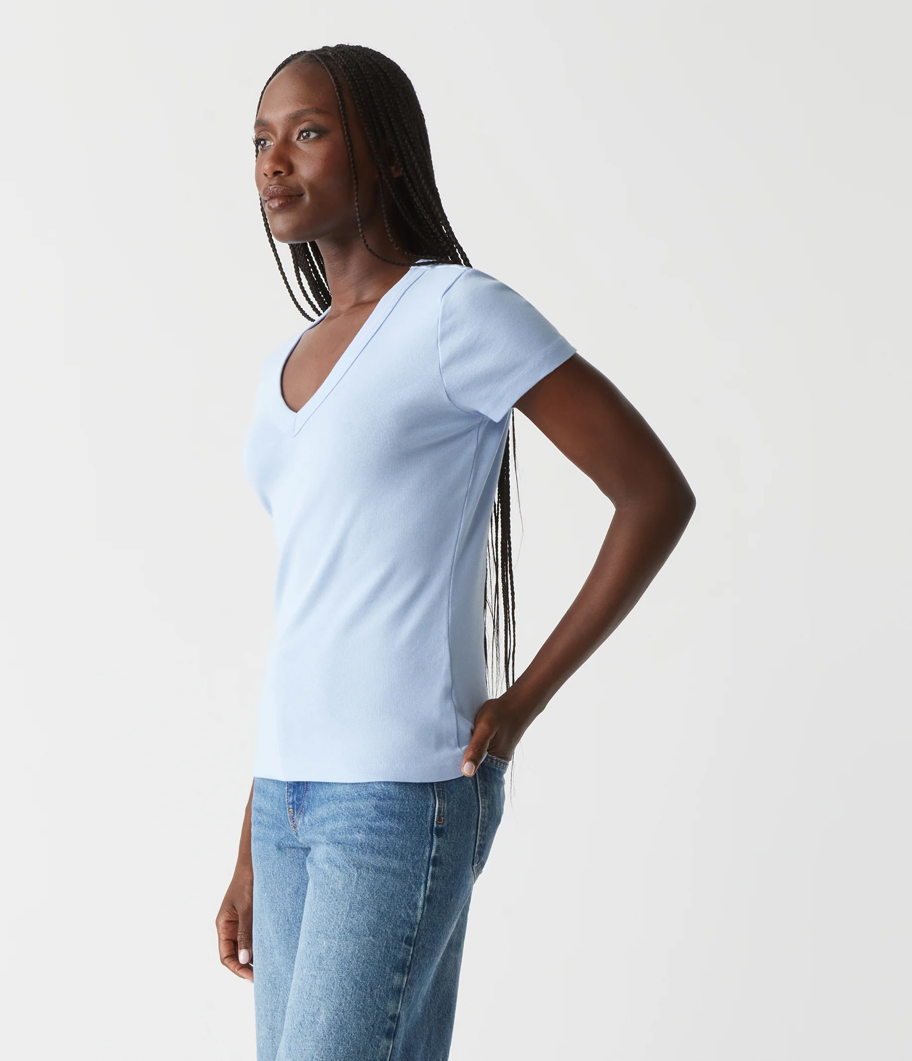 Nikki V-Neck Tee - Image 40