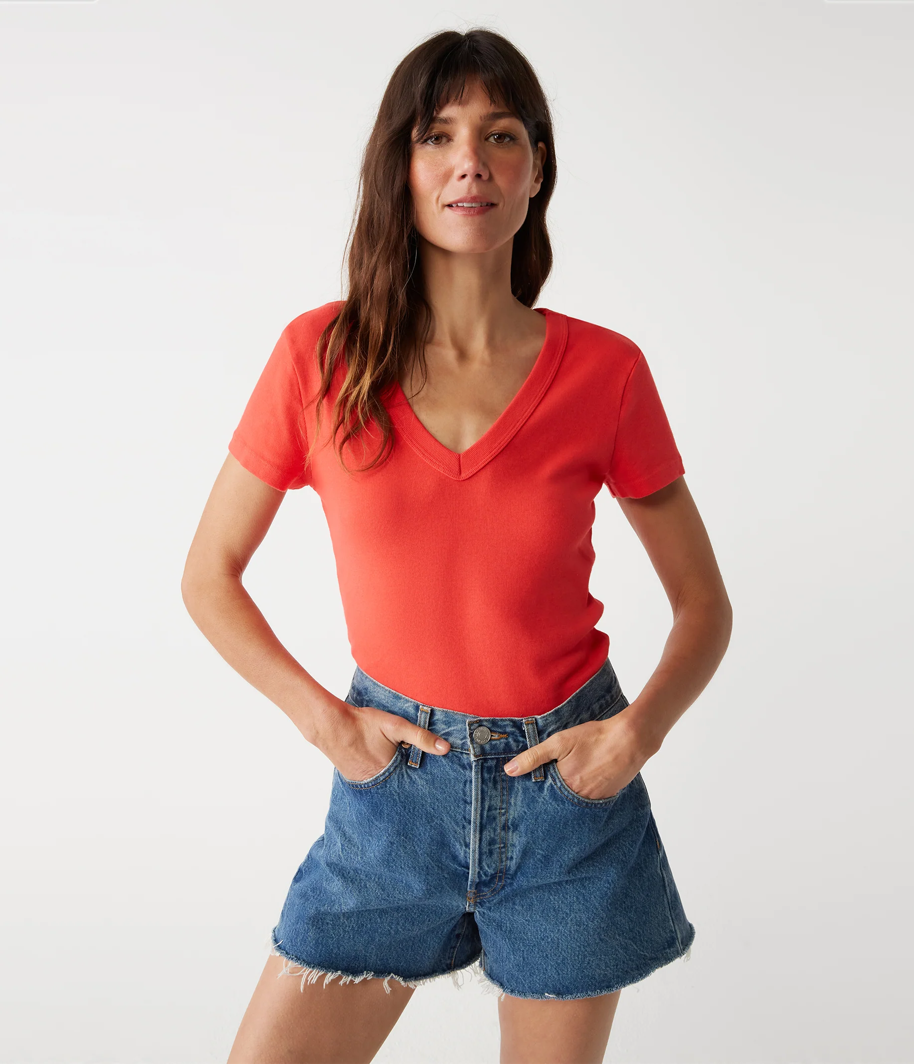 Nikki V-Neck Tee - Image 42