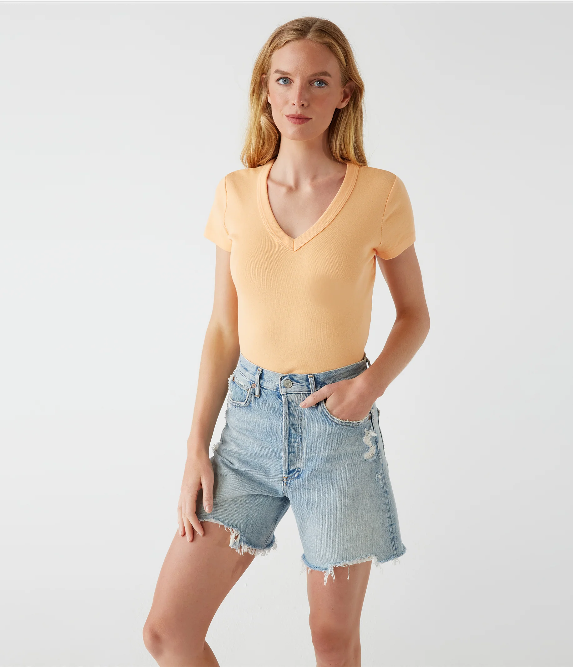 Nikki V-Neck Tee - Image 46