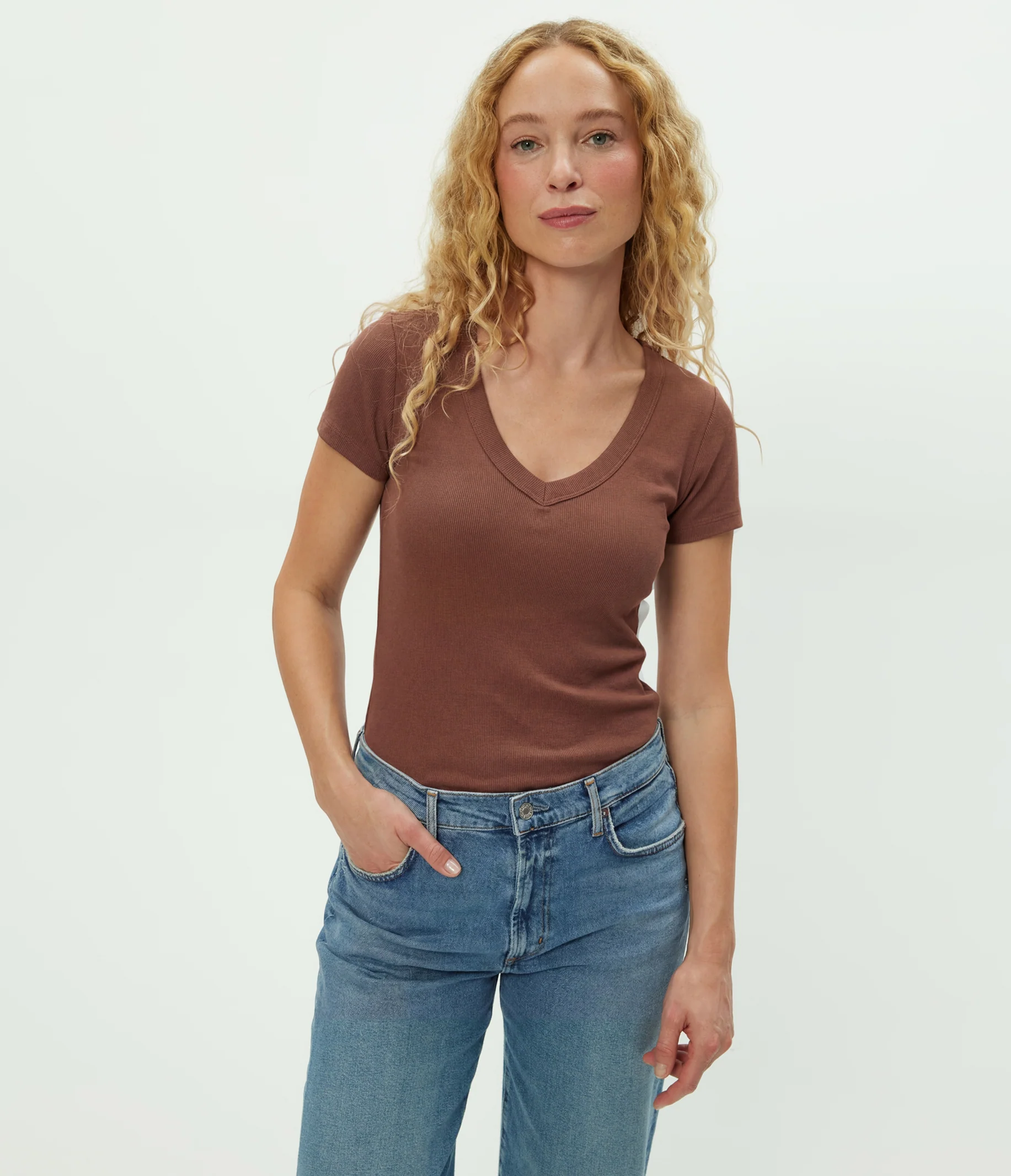 Nikki V-Neck Tee - Image 50