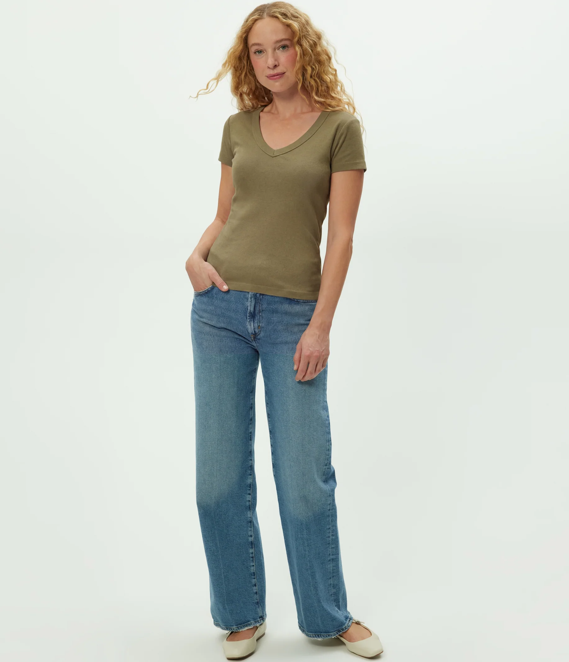 Nikki V-Neck Tee - Image 59