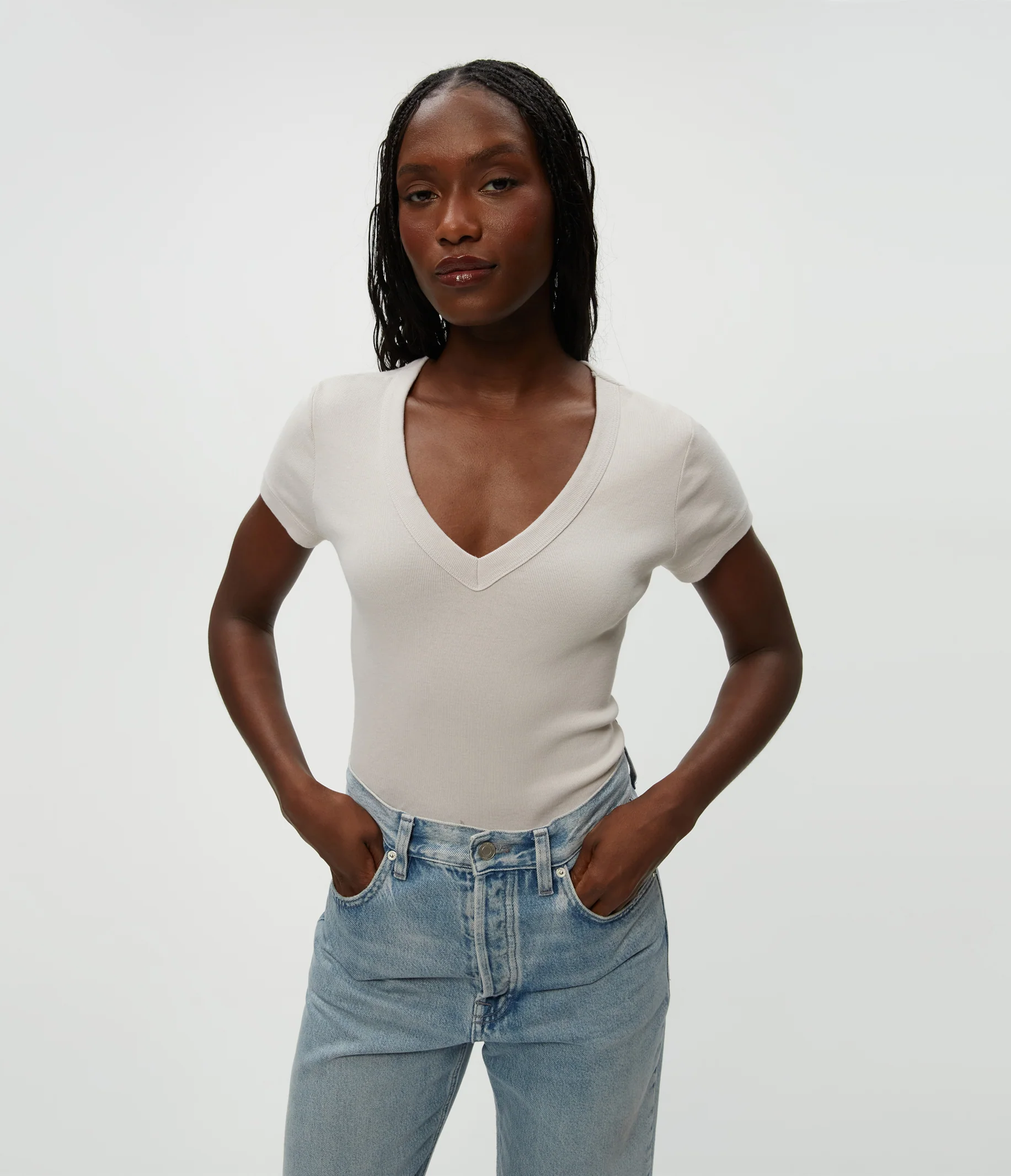 Nikki V-Neck Tee - Image 6